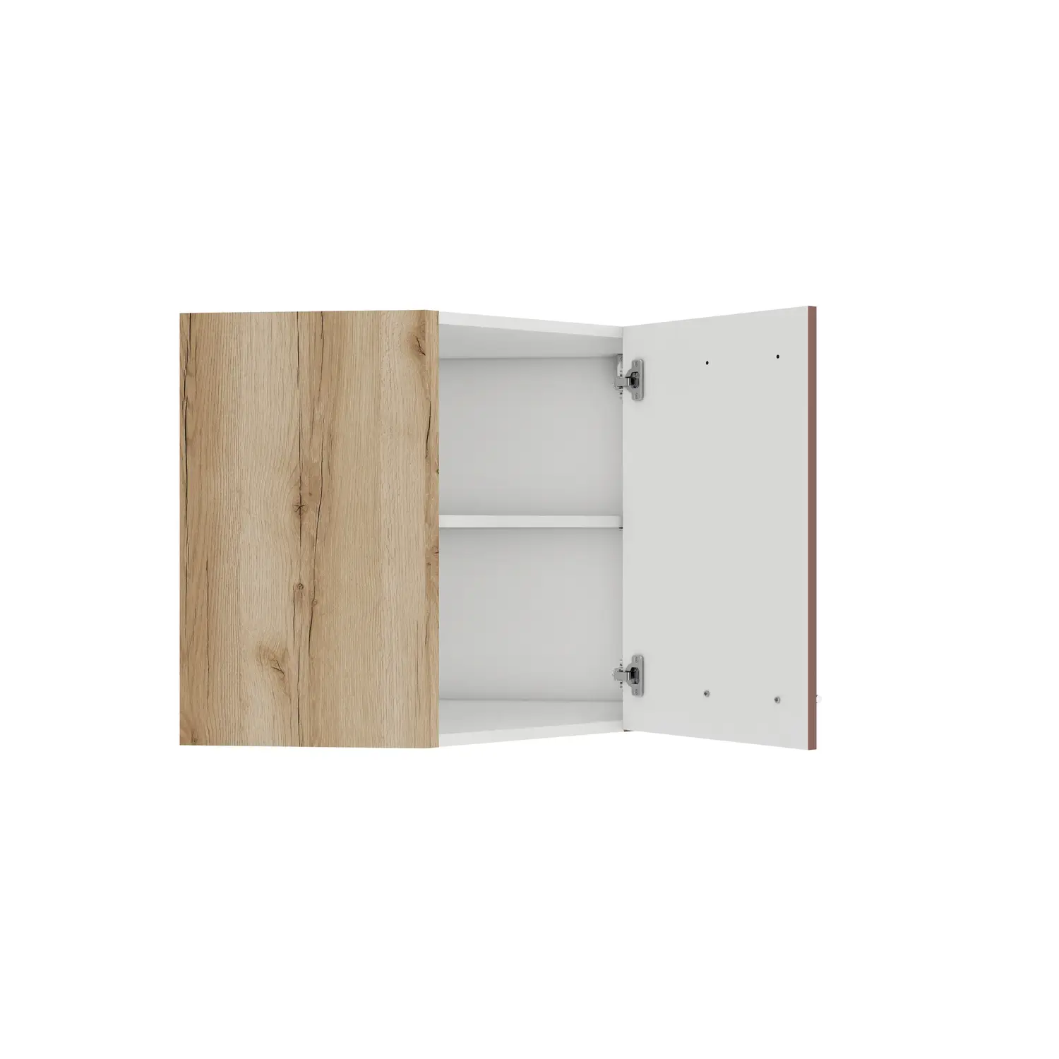 Eckhängeschrank OPTIFIT Bari 60 x 60 cm Rostrot
