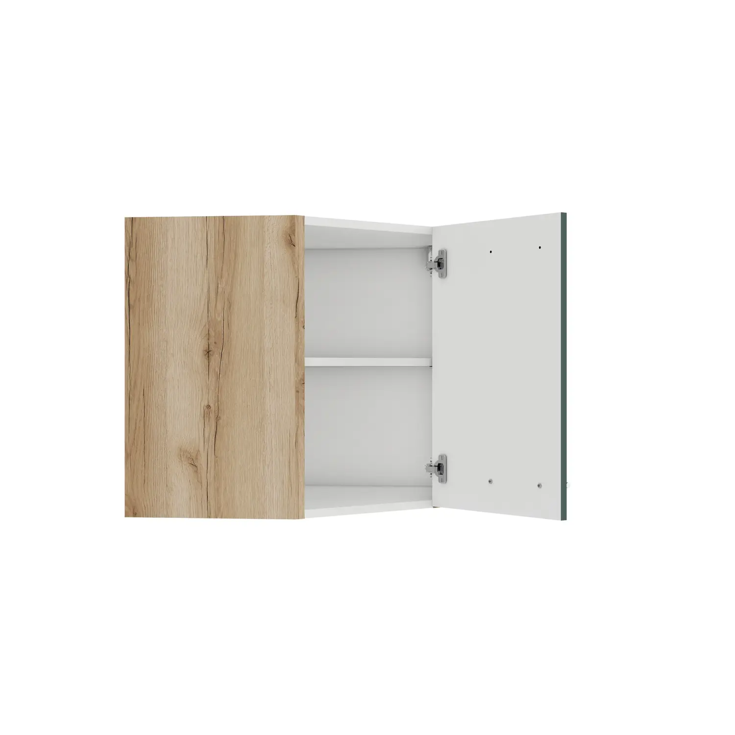 Eckhängeschrank OPTIFIT Savona 60 x 60 cm Steingrün