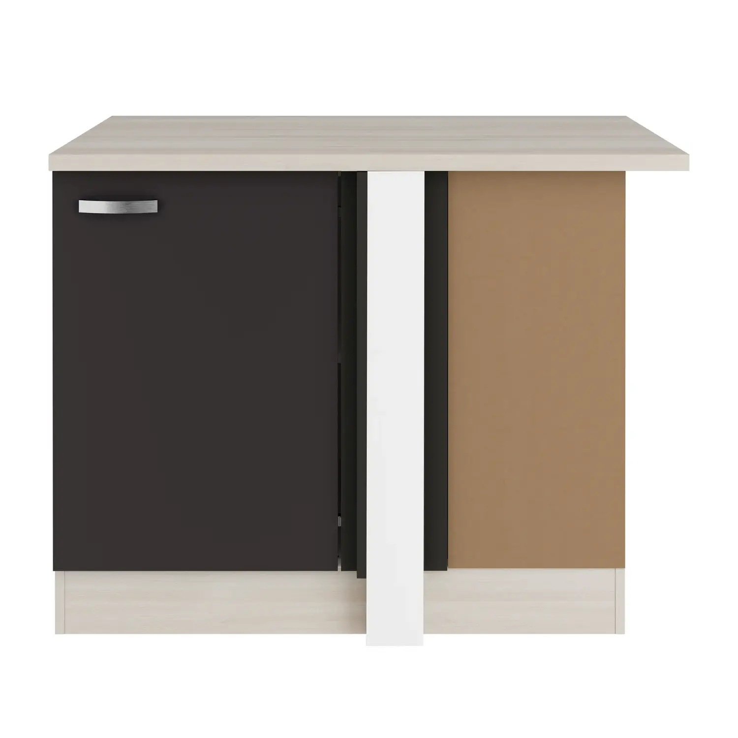 Eckunterschrank für Geschirrspüler OPTIFIT Faro 100 cm Anthrazit