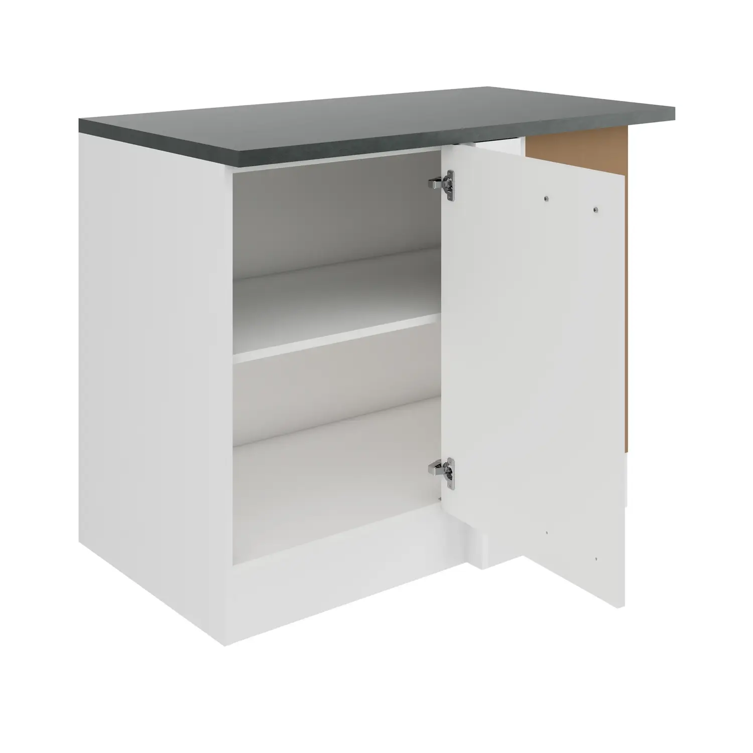 Eckunterschrank für Geschirrspüler OPTIFIT Oslo 100 cm Weiß