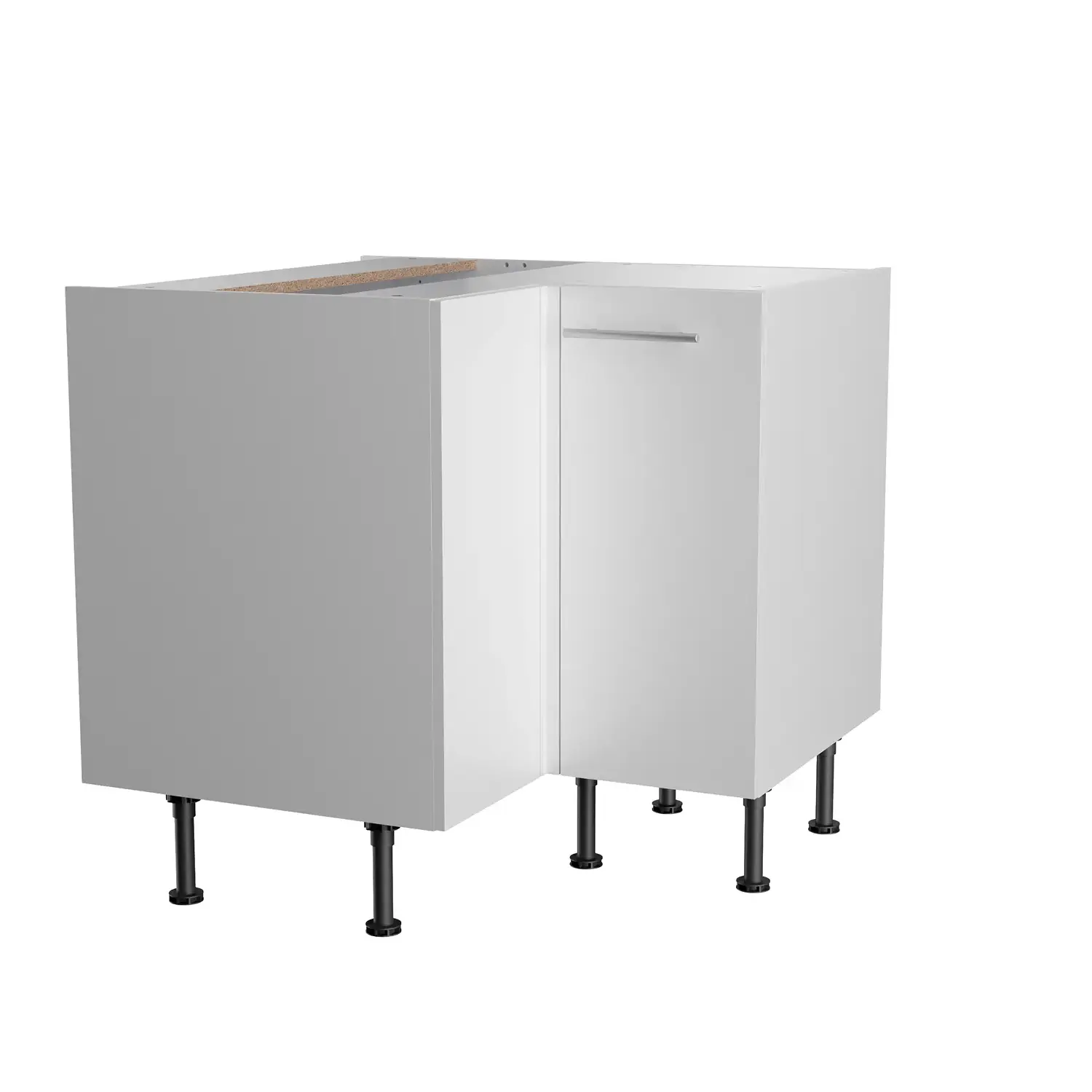 Eckunterschrank OPTIFIT Bengt 90 x 90 cm Weiß