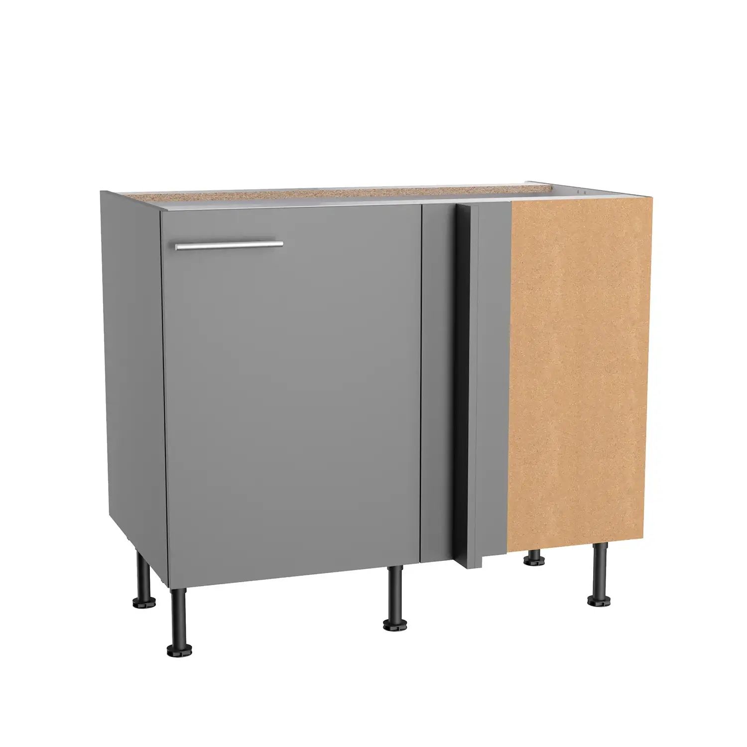 Eckunterschrank OPTIFIT Mats 100 cm Basaltgrau