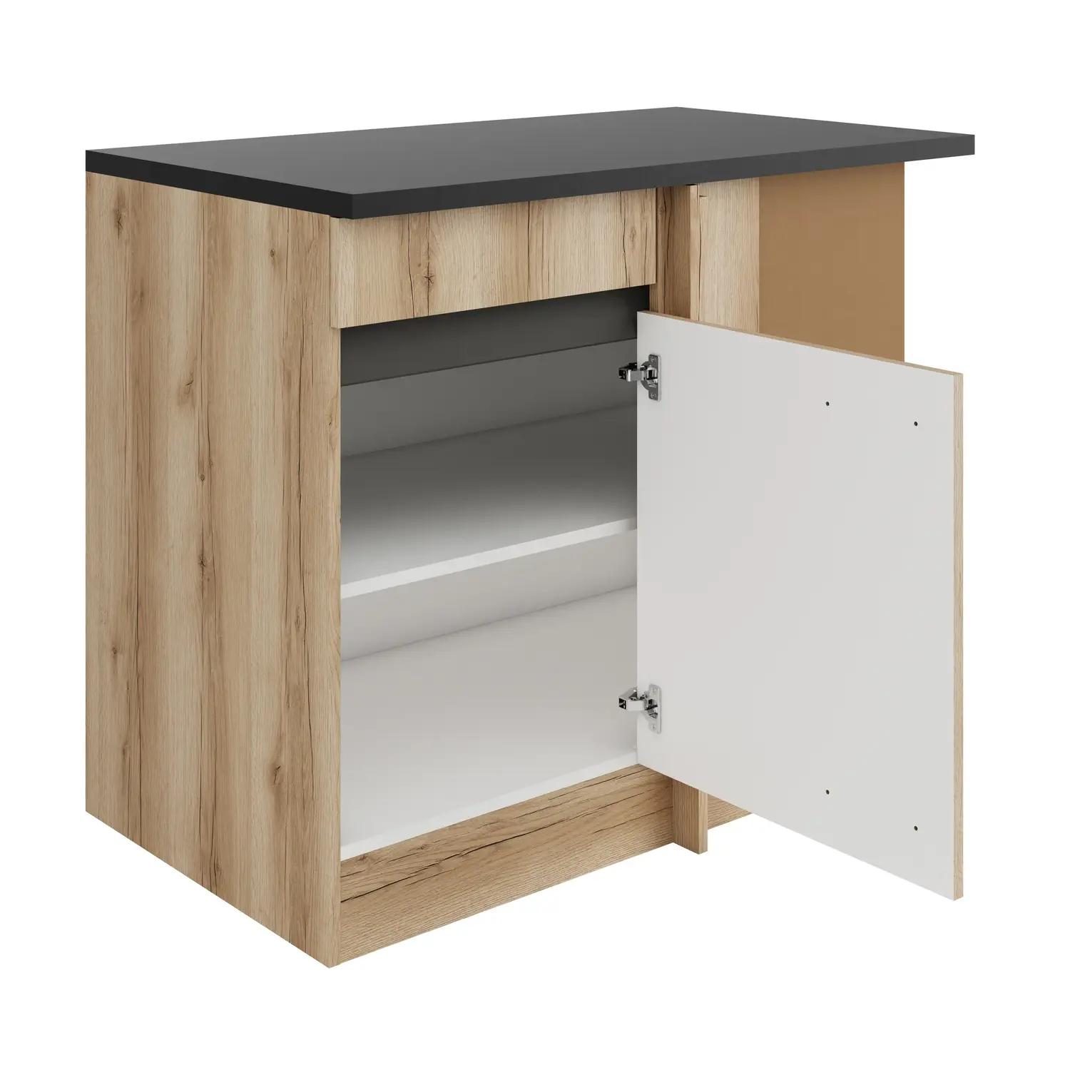 Eckunterschrank OPTIFIT Kaya 100 cm Wildeiche