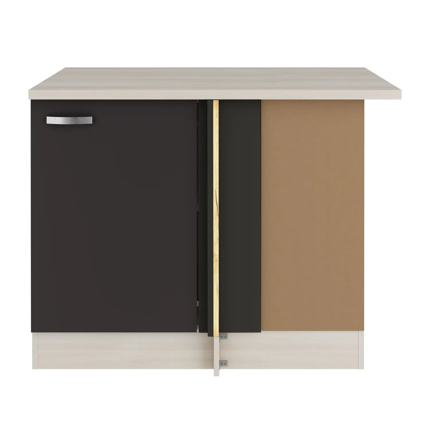 Eckunterschrank OPTIFIT Faro 100 cm Anthrazit