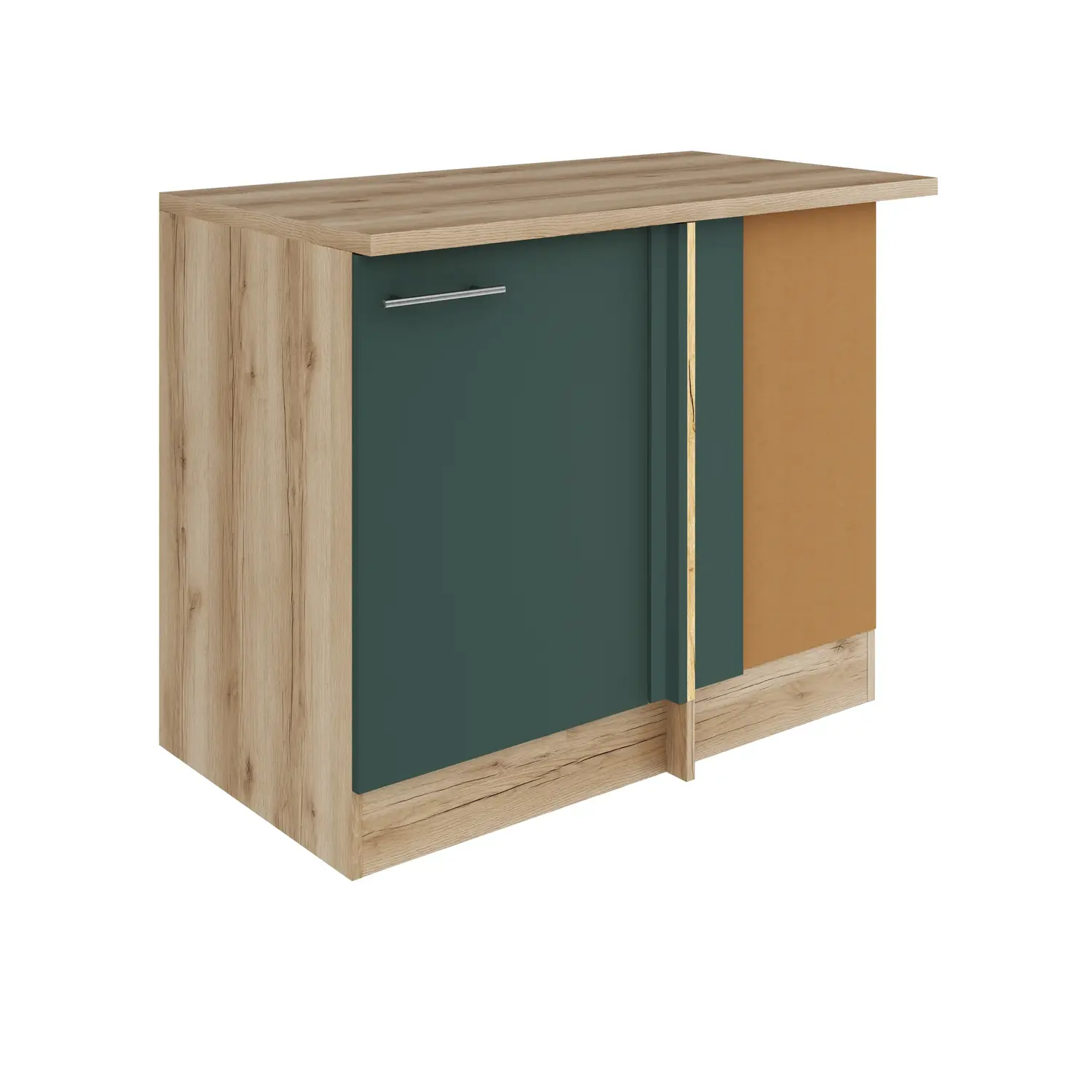 Eckunterschrank OPTIFIT Savona 100 cm Steingrün