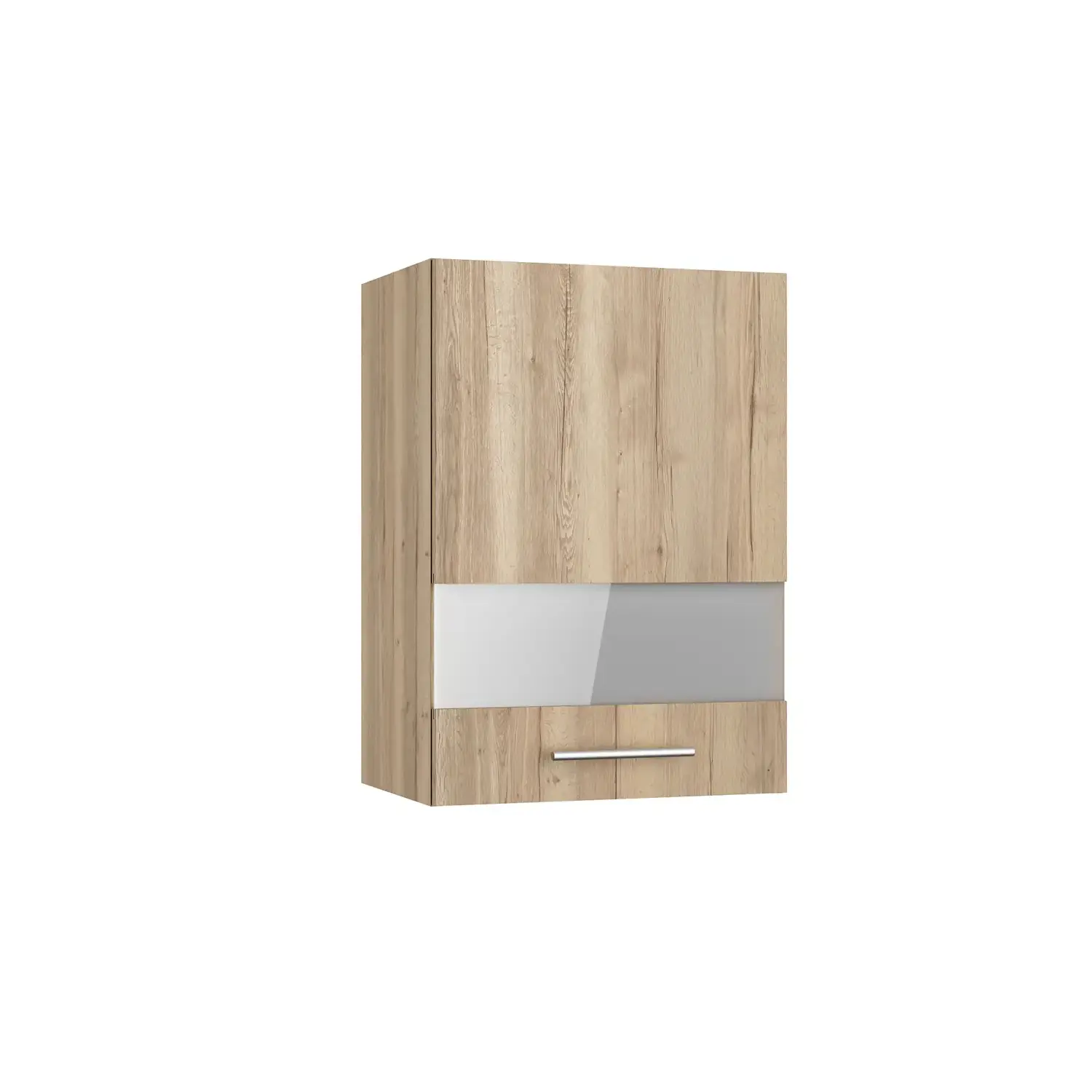 Hängeschrank mit Glastür OPTIFIT Erik 50 cm Wildeiche