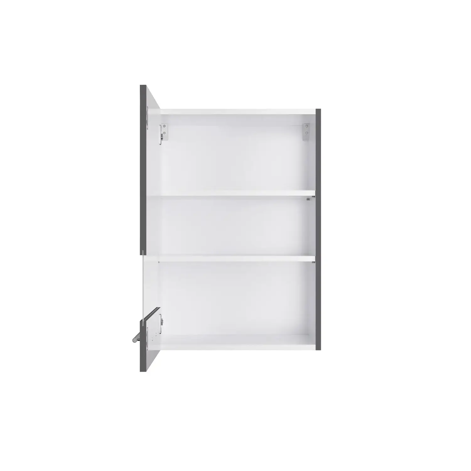 Hängeschrank mit Glastür OPTIFIT Ingvar 50 cm Anthrazit