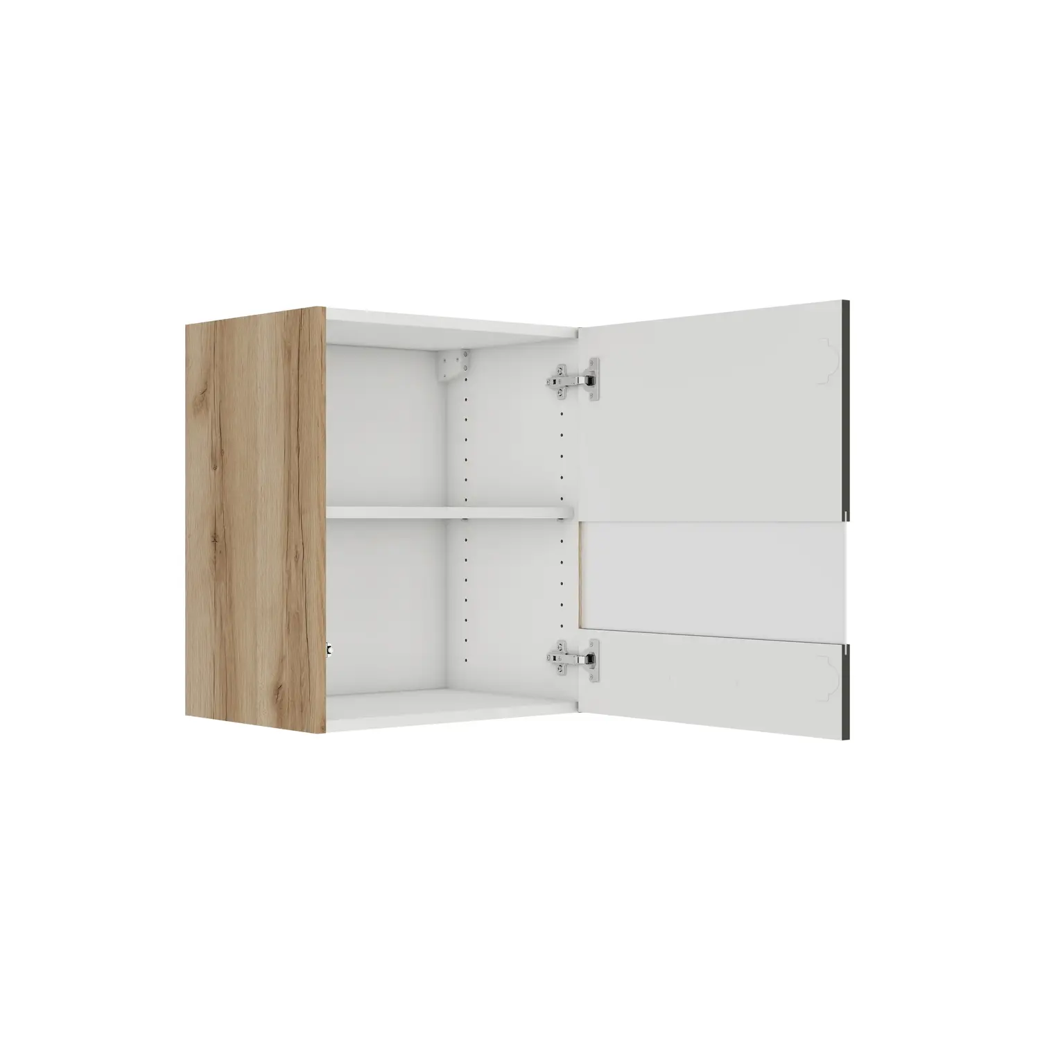 Hängeschrank mit Glastür OPTIFIT Noah 50 cm Anthrazit
