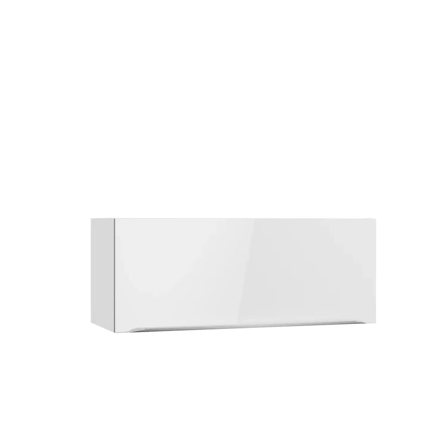 Hängeschrank mit Klappe OPTIFIT Arvid 90 cm Weiß Glanz