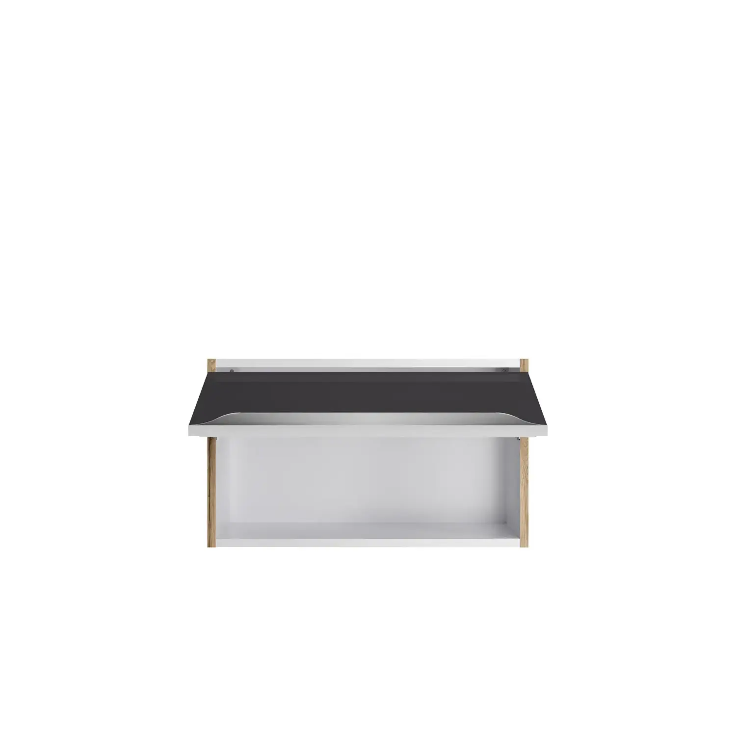 Hängeschrank mit Klappe OPTIFIT Linus 60 cm Anthrazit Glanz