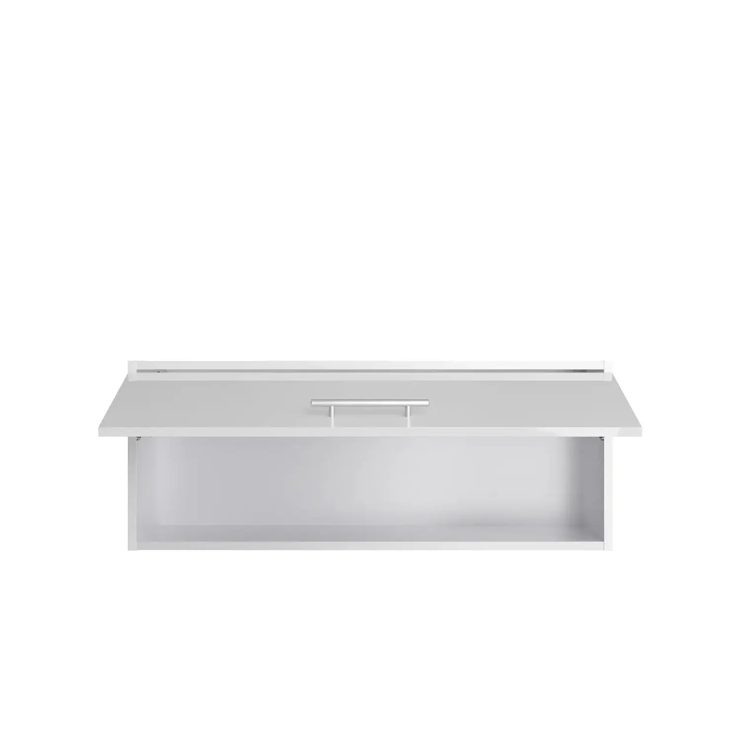 Hängeschrank mit Klappe OPTIFIT Rurik 90 cm Weiß Glanz