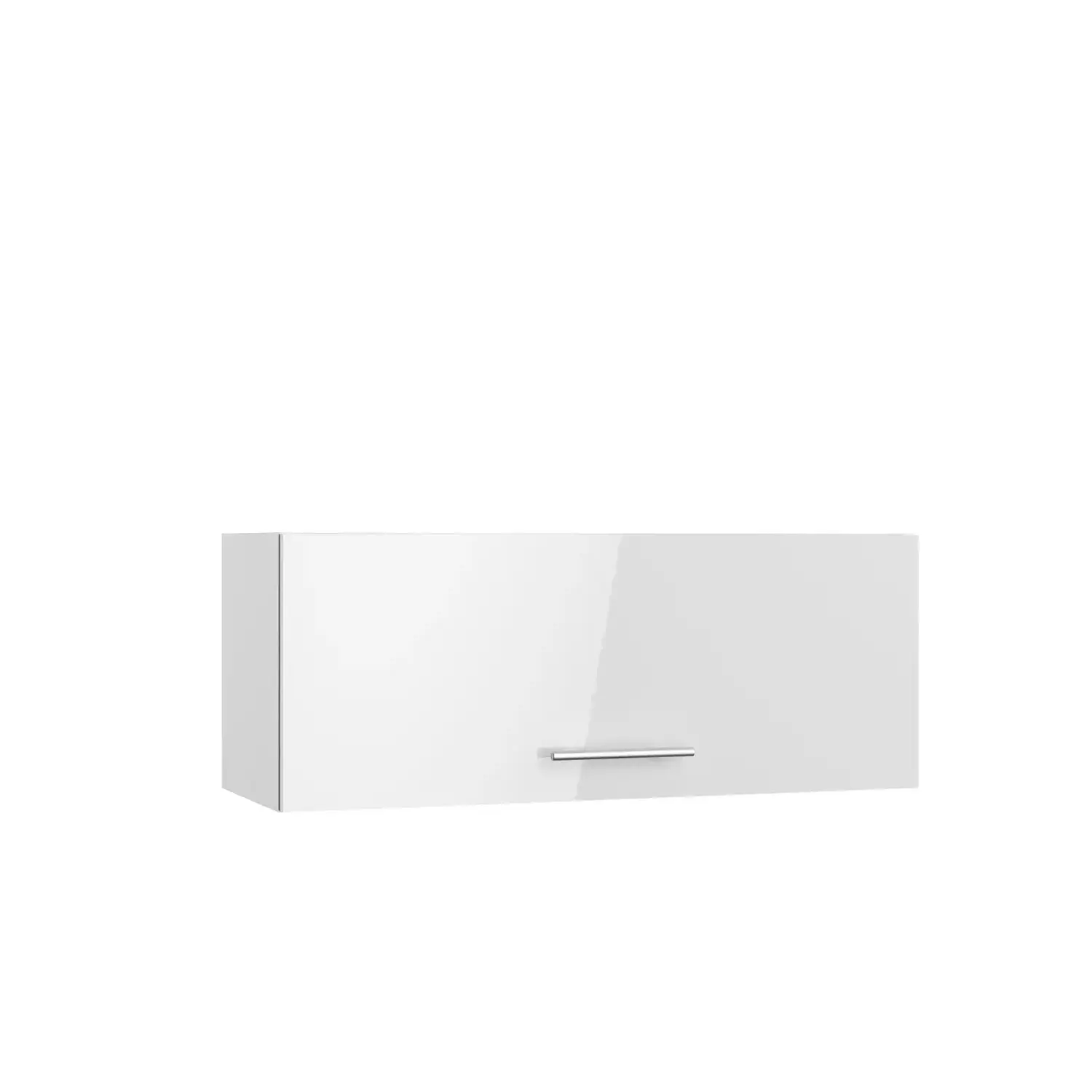 Hängeschrank mit Klappe OPTIFIT Rurik 90 cm Weiß Glanz