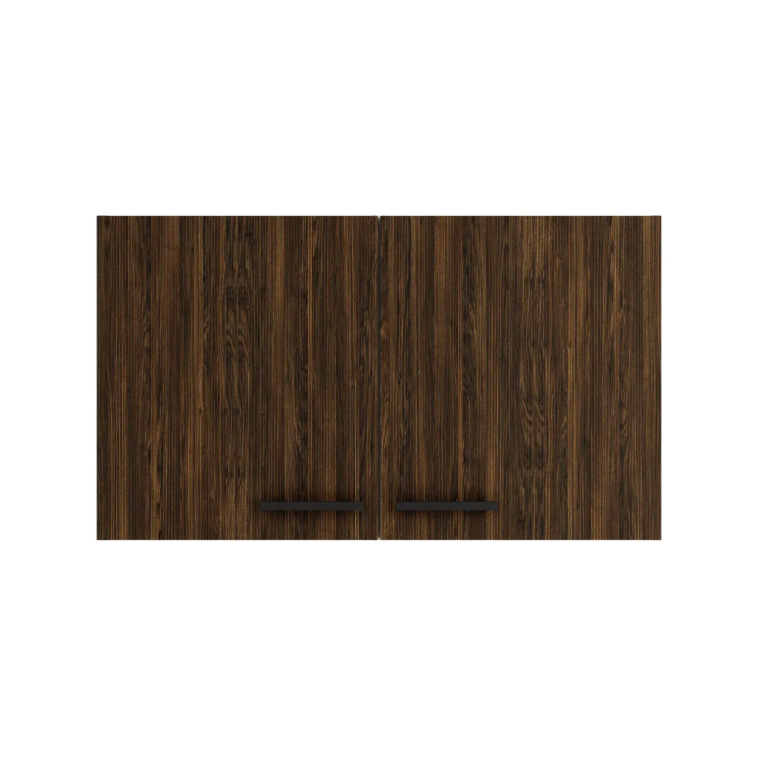 Hängeschrank OPTIFIT Rimini 100 cm Nussbaum Rillendekor