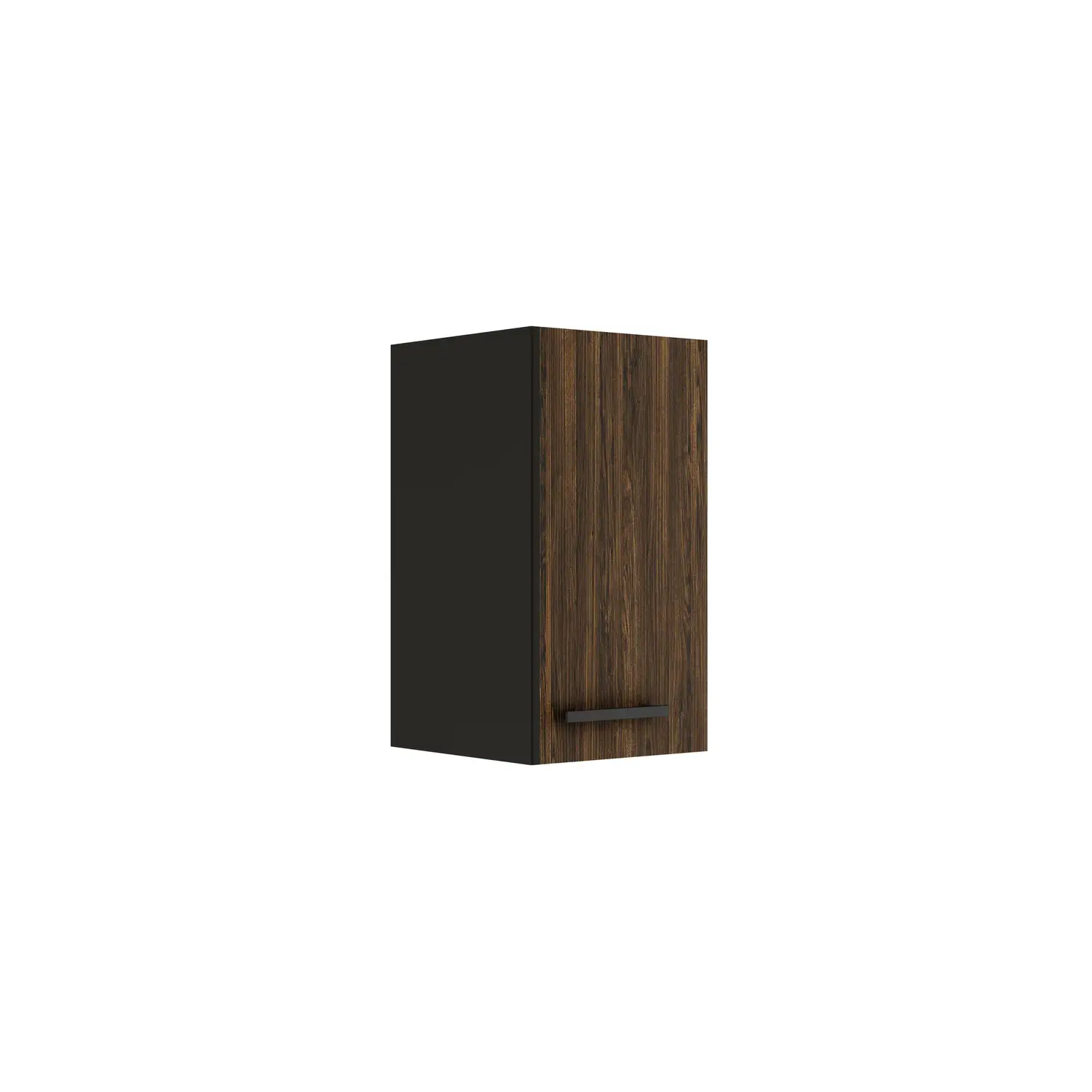 Hängeschrank OPTIFIT Rimini 30 cm Nussbaum Rillendekor
