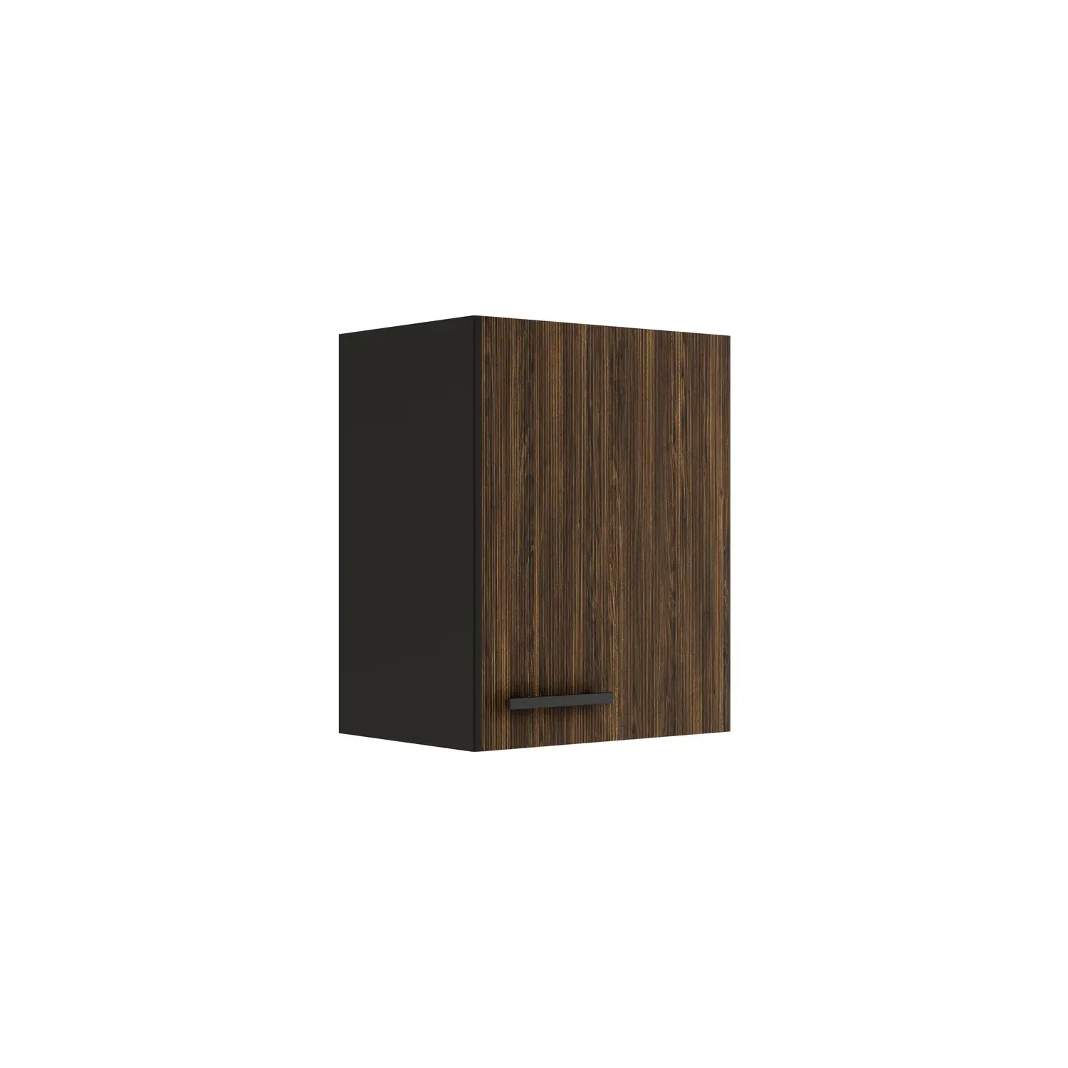 Hängeschrank OPTIFIT Rimini 45 cm Nussbaum Rillendekor