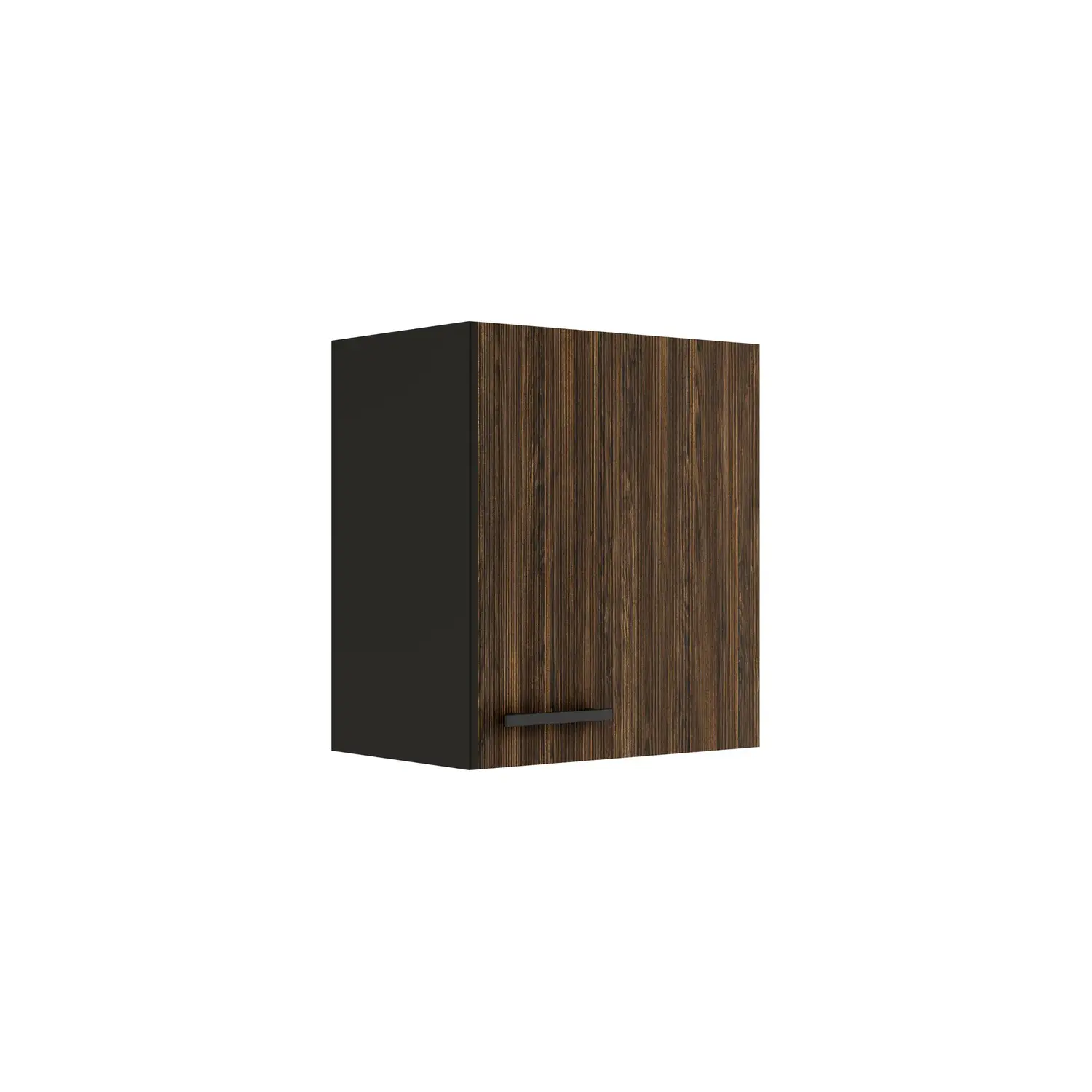 Hängeschrank OPTIFIT Rimini 50 cm Nussbaum Rillendekor