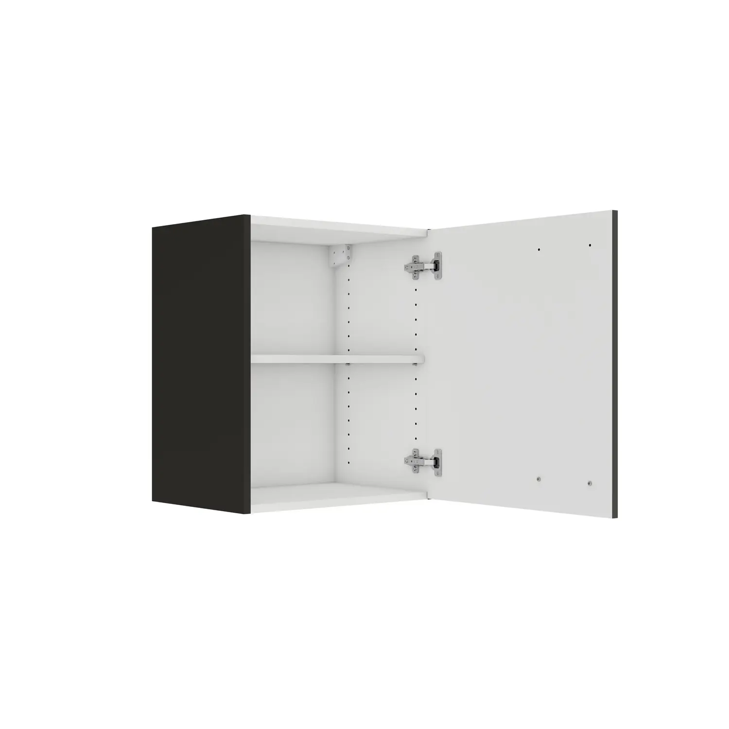 Hängeschrank OPTIFIT Rimini 50 cm Nussbaum Rillendekor