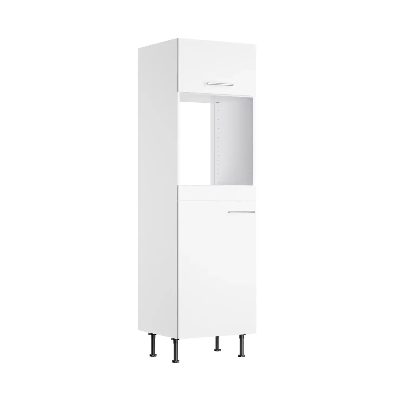 Umbauschrank für Backofen und Kühlschrank OPTIFIT Bengt 60 cm Weiß