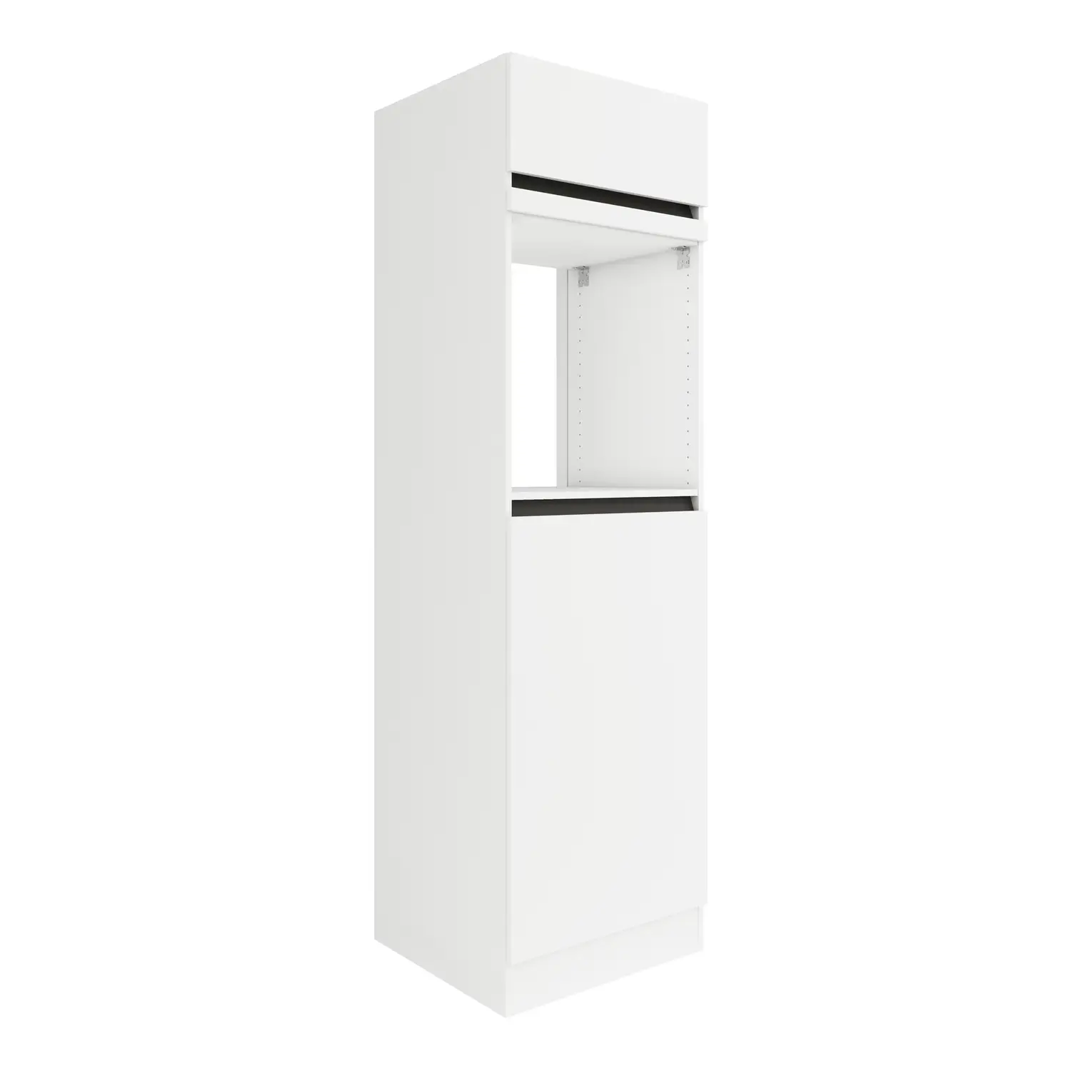 Umbauschrank für Backofen und Kühlschrank OPTIFIT Luca 60 cm Weiß