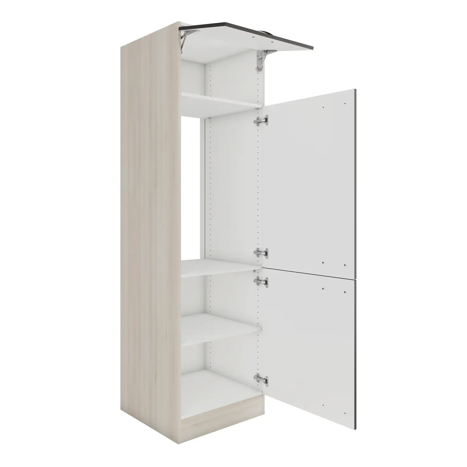 Umbauschrank für Kühlschrank OPTIFIT Faro 60 cm Anthrazit