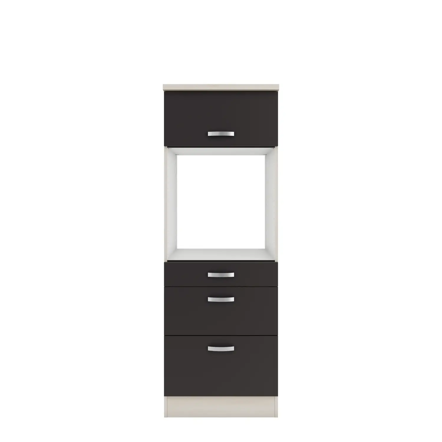 Umbauschrank für Backofen OPTIFIT Faro 60 cm Anthrazit