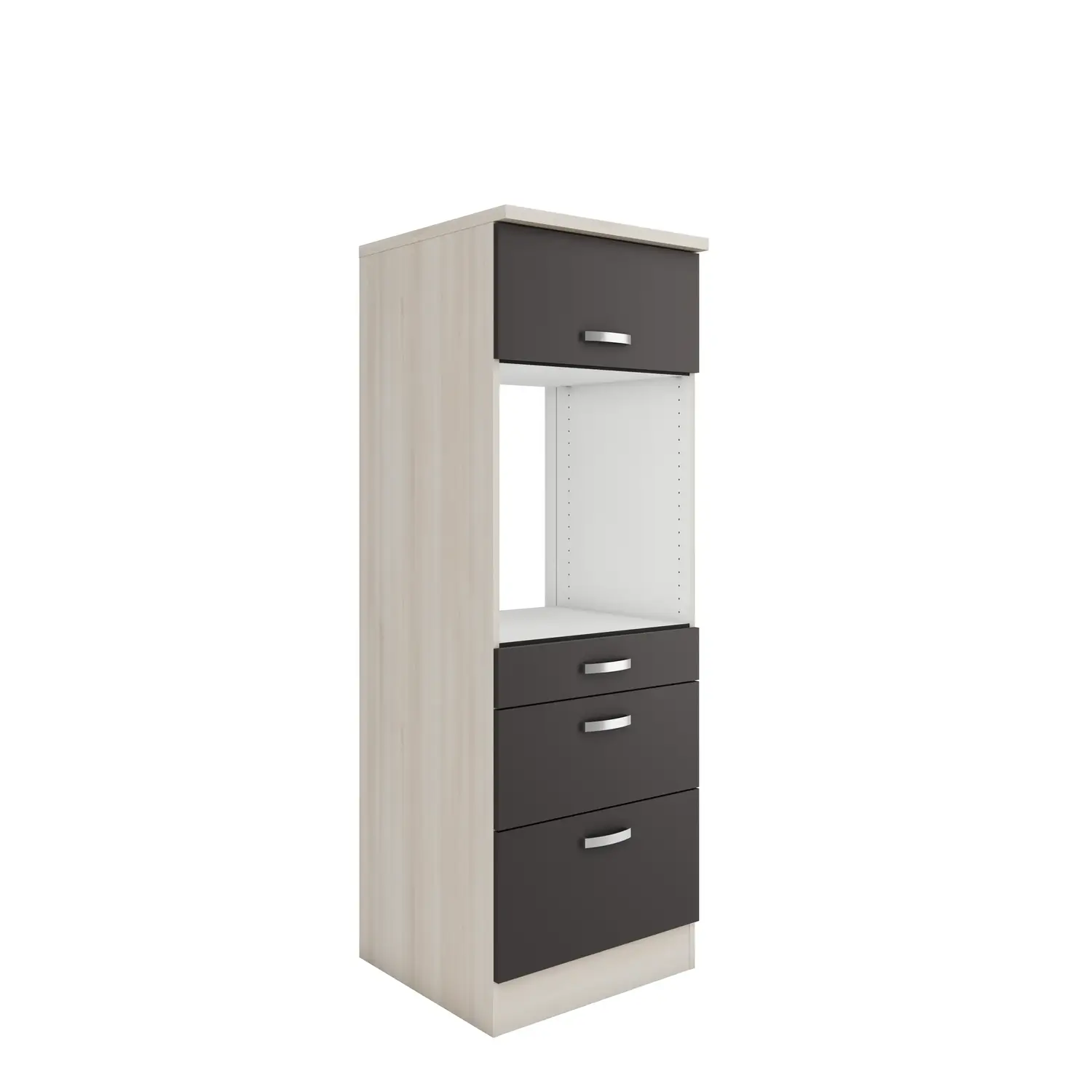 Umbauschrank für Backofen OPTIFIT Faro 60 cm Anthrazit