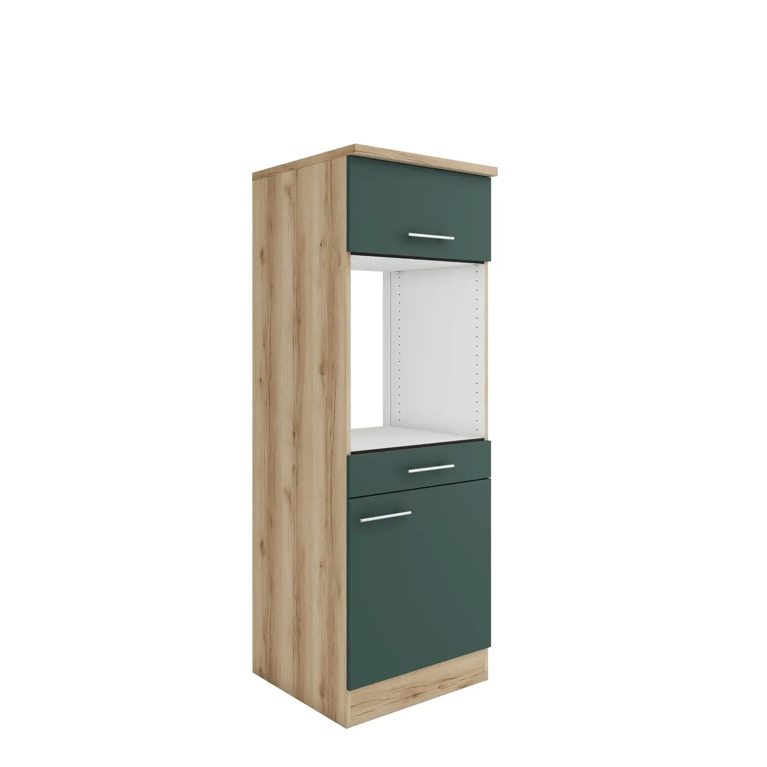 Umbauschrank für Backofen OPTIFIT Savona 60 cm Steingrün