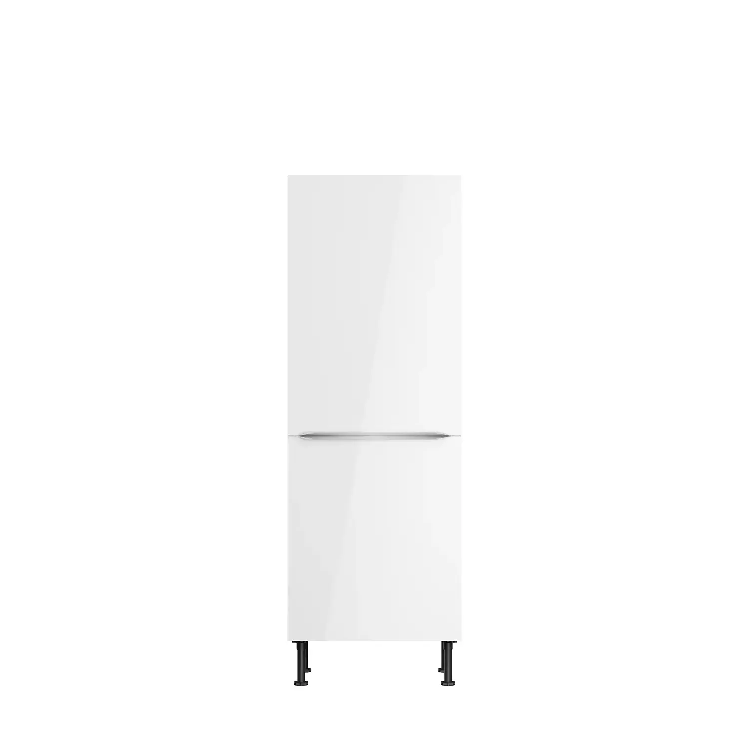 Umbauschrank für Kühlschrank OPTIFIT Arvid 60 cm Weiß Glanz