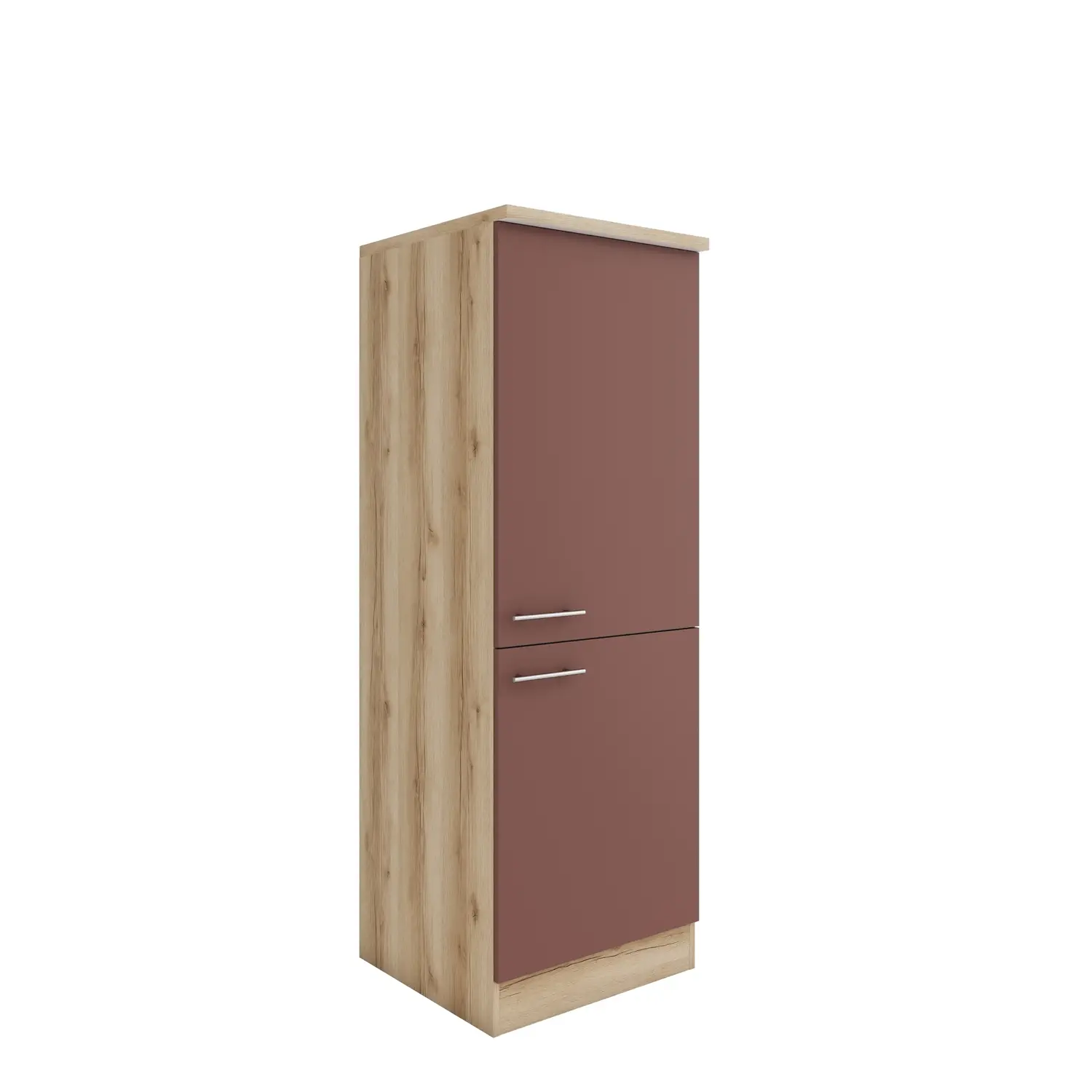 Umbauschrank für Kühlschrank OPTIFIT Bari 60 cm Rostrot