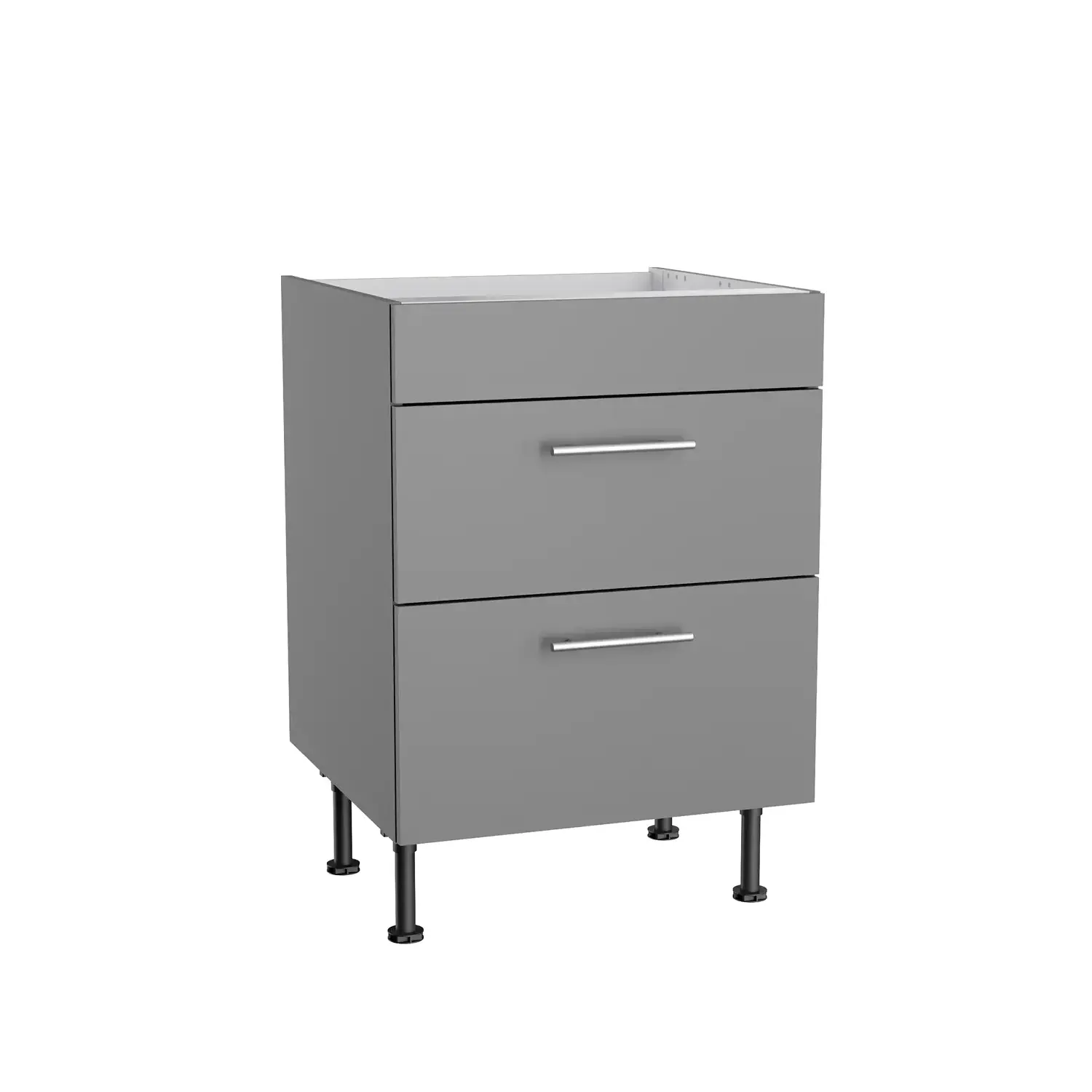 Unterschrank für Kochfeld OPTIFIT Mats 60 cm Basaltgrau