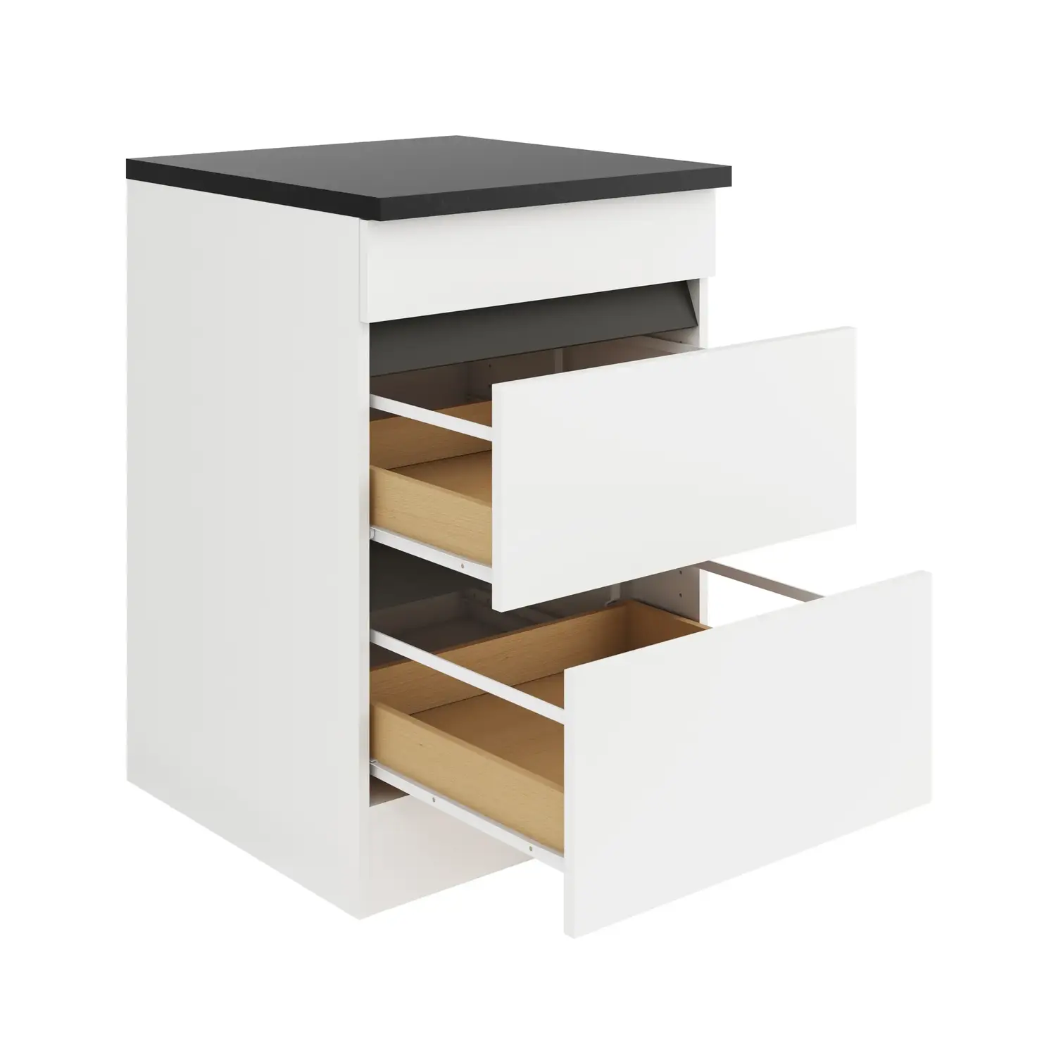 Unterschrank für Kochfeld OPTIFIT Luca 60 cm Weiß