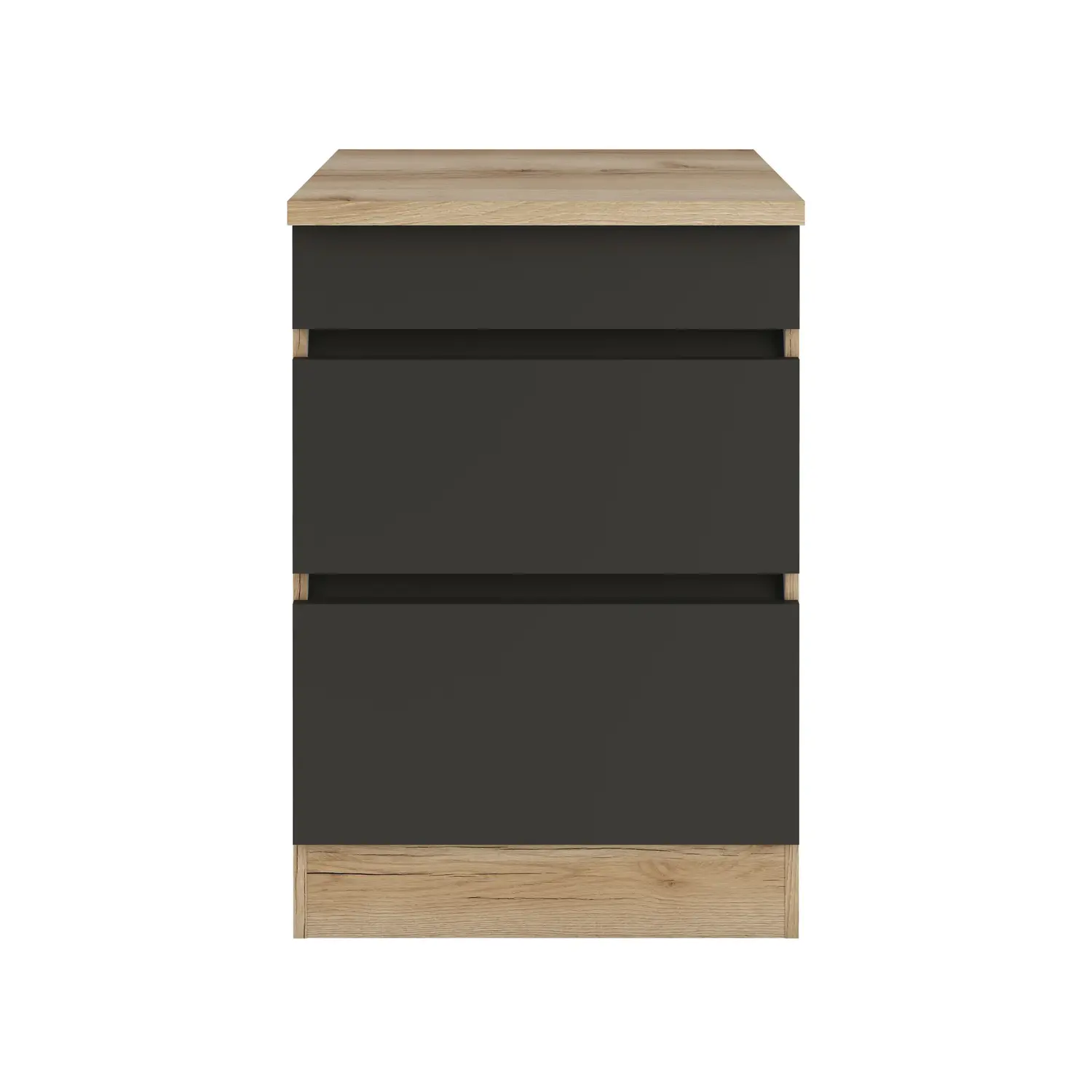 Unterschrank für Kochfeld OPTIFIT Noah 60 cm Anthrazit