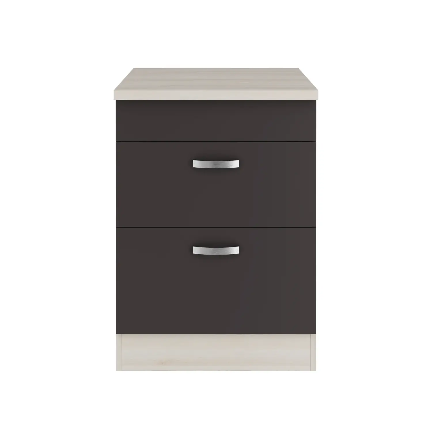 Unterschrank für Kochfeld OPTIFIT Faro 60 cm Anthrazit