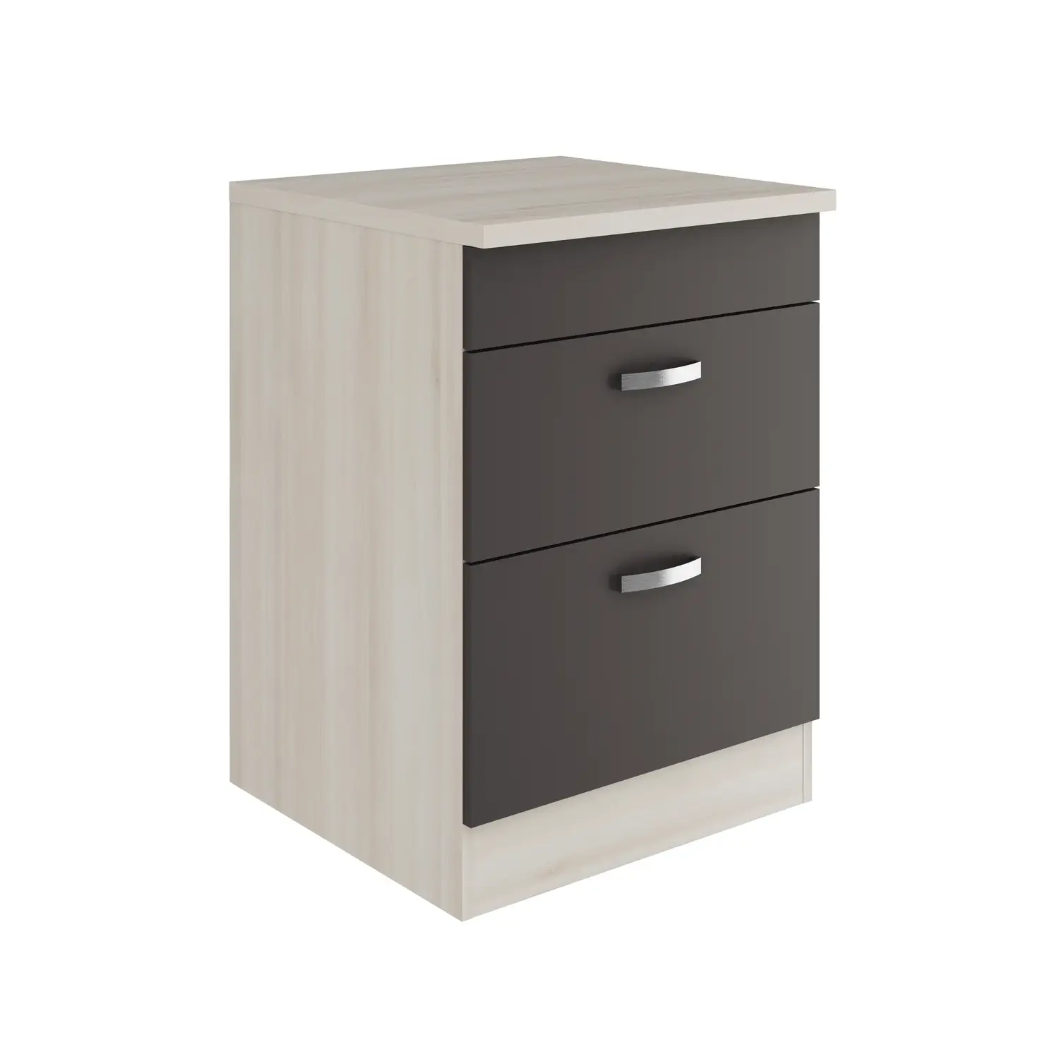 Unterschrank für Kochfeld OPTIFIT Faro 60 cm Anthrazit