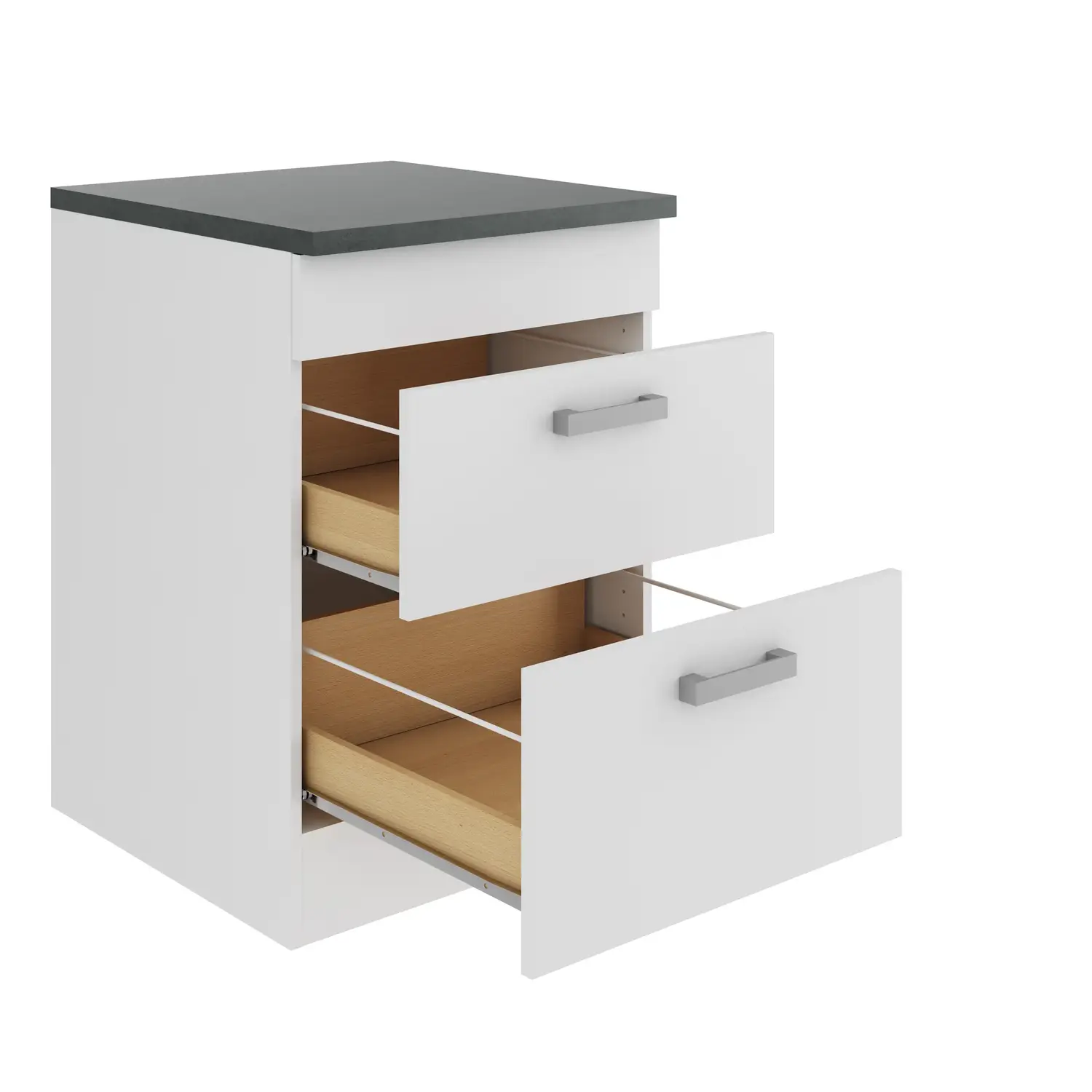 Unterschrank für Kochfeld OPTIFIT Oslo 60 cm Weiß