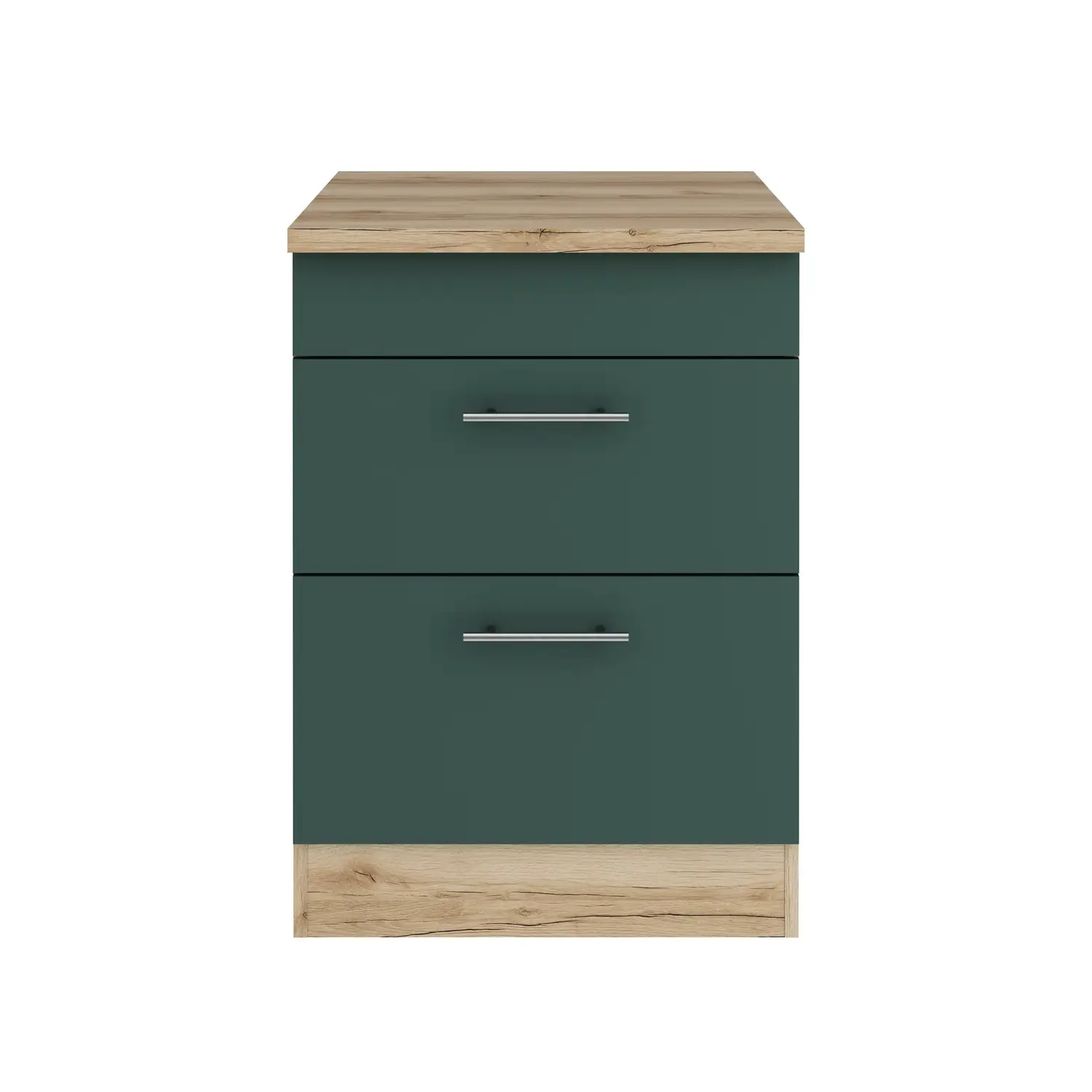 Unterschrank für Kochfeld OPTIFIT Savona 60 cm Steingrün