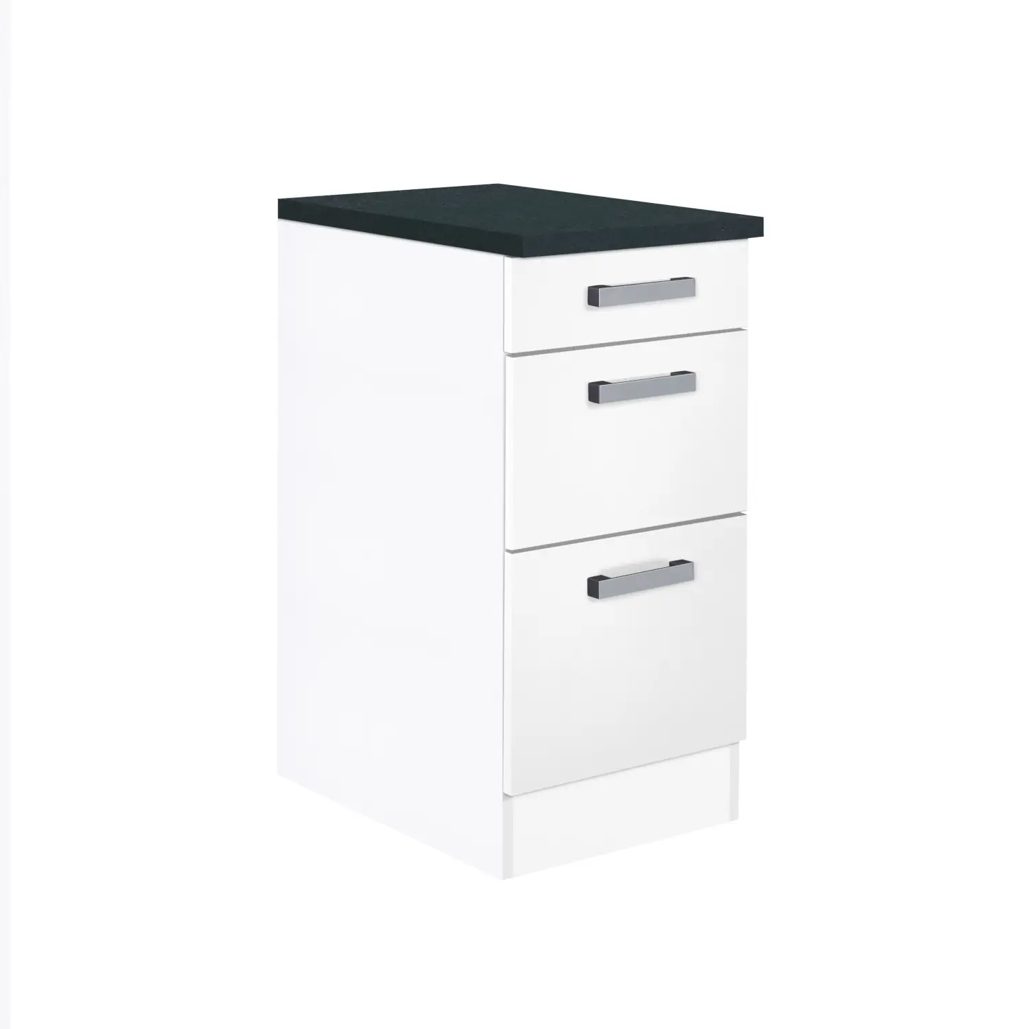 Unterschrank mit Auszügen OPTIFIT Salo 40 cm Weiß