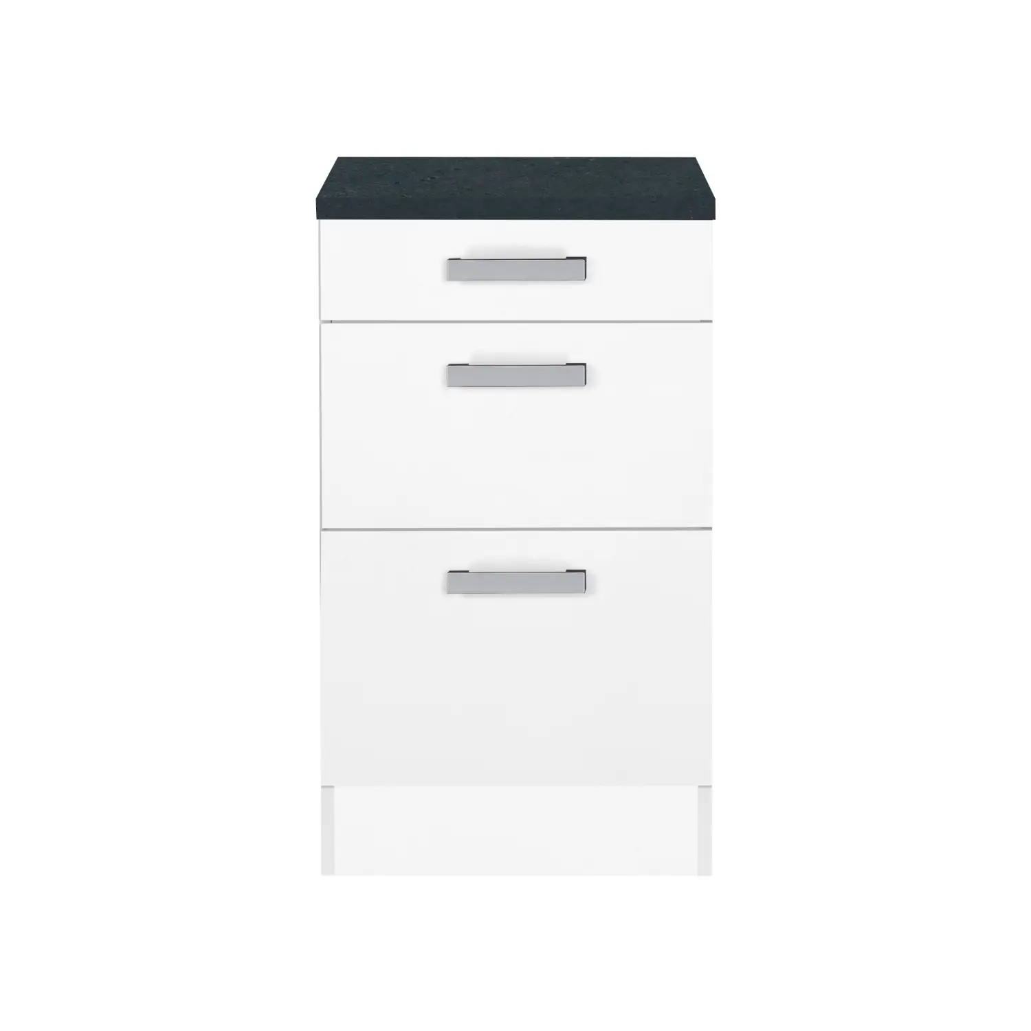 Unterschrank mit Auszügen OPTIFIT Salo 50 cm Weiß