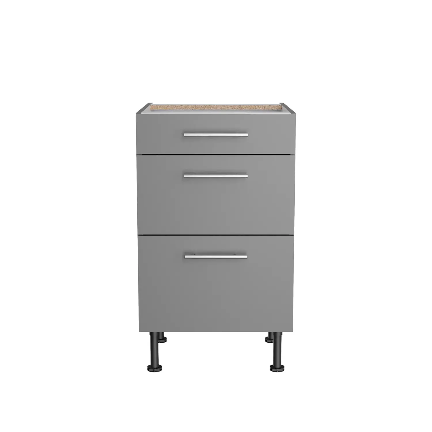 Unterschrank mit Auszügen OPTIFIT Mats 50 cm Basaltgrau