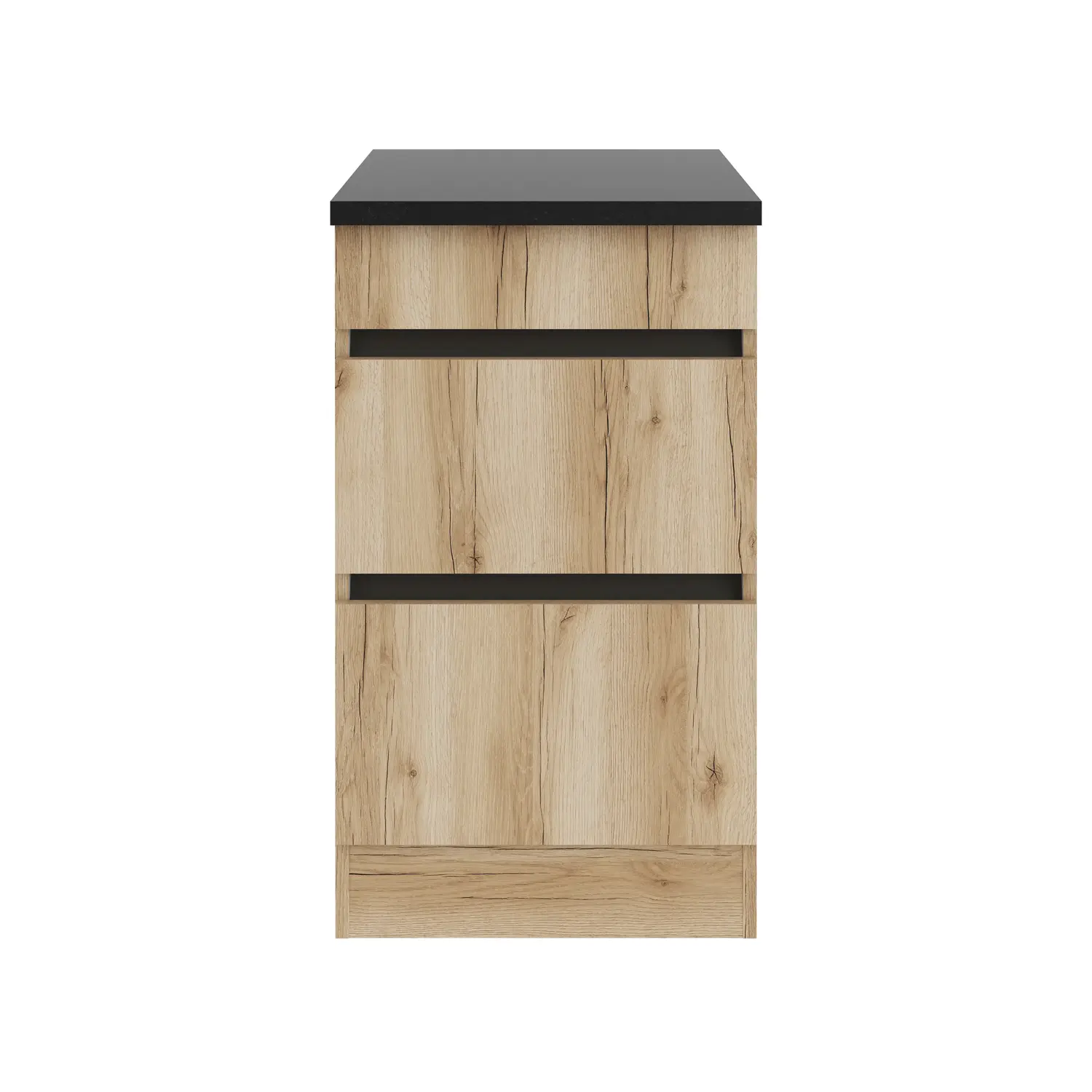 Unterschrank mit Auszügen OPTIFIT Kaya 50 cm Wildeiche