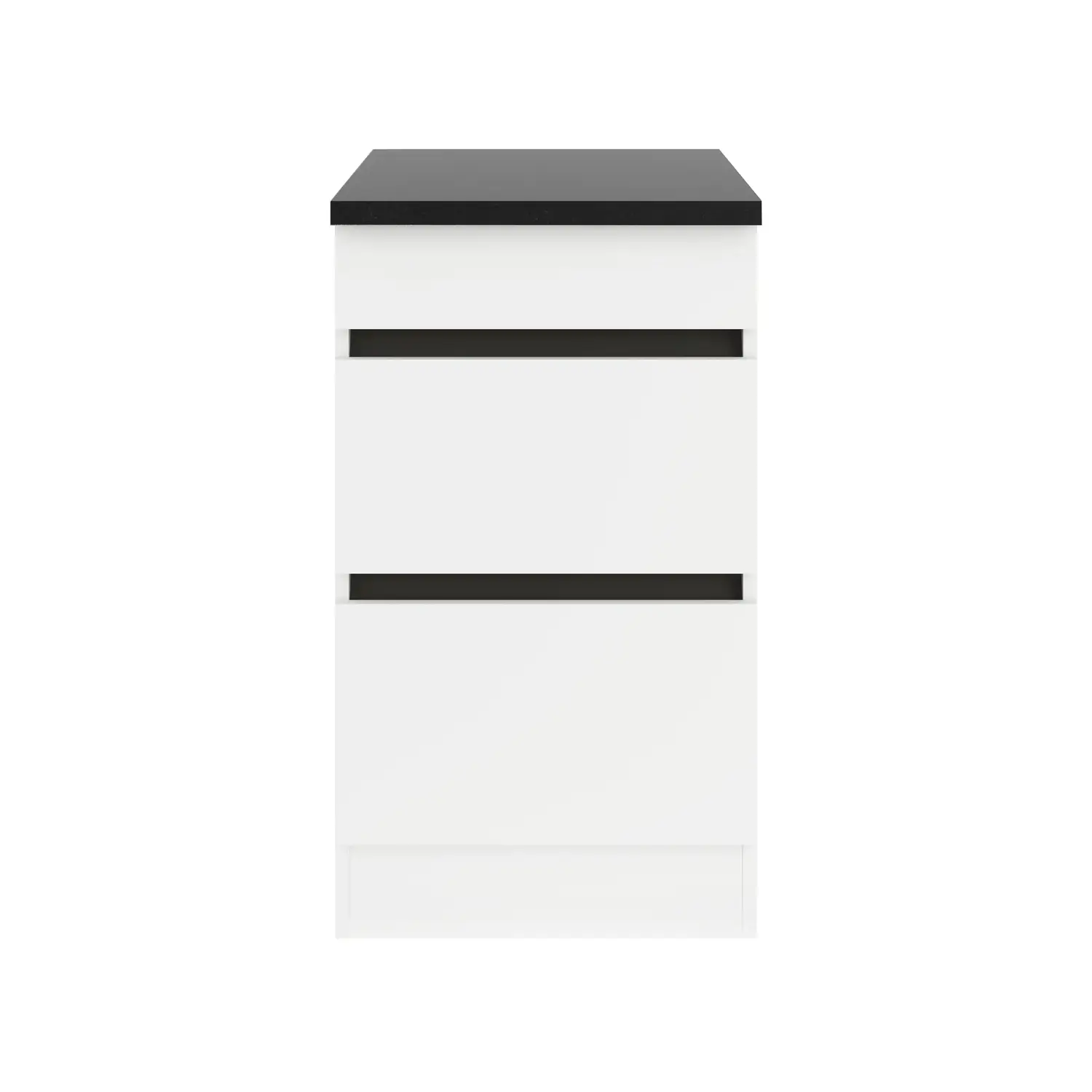 Unterschrank mit Auszügen OPTIFIT Luca 50 cm Weiß