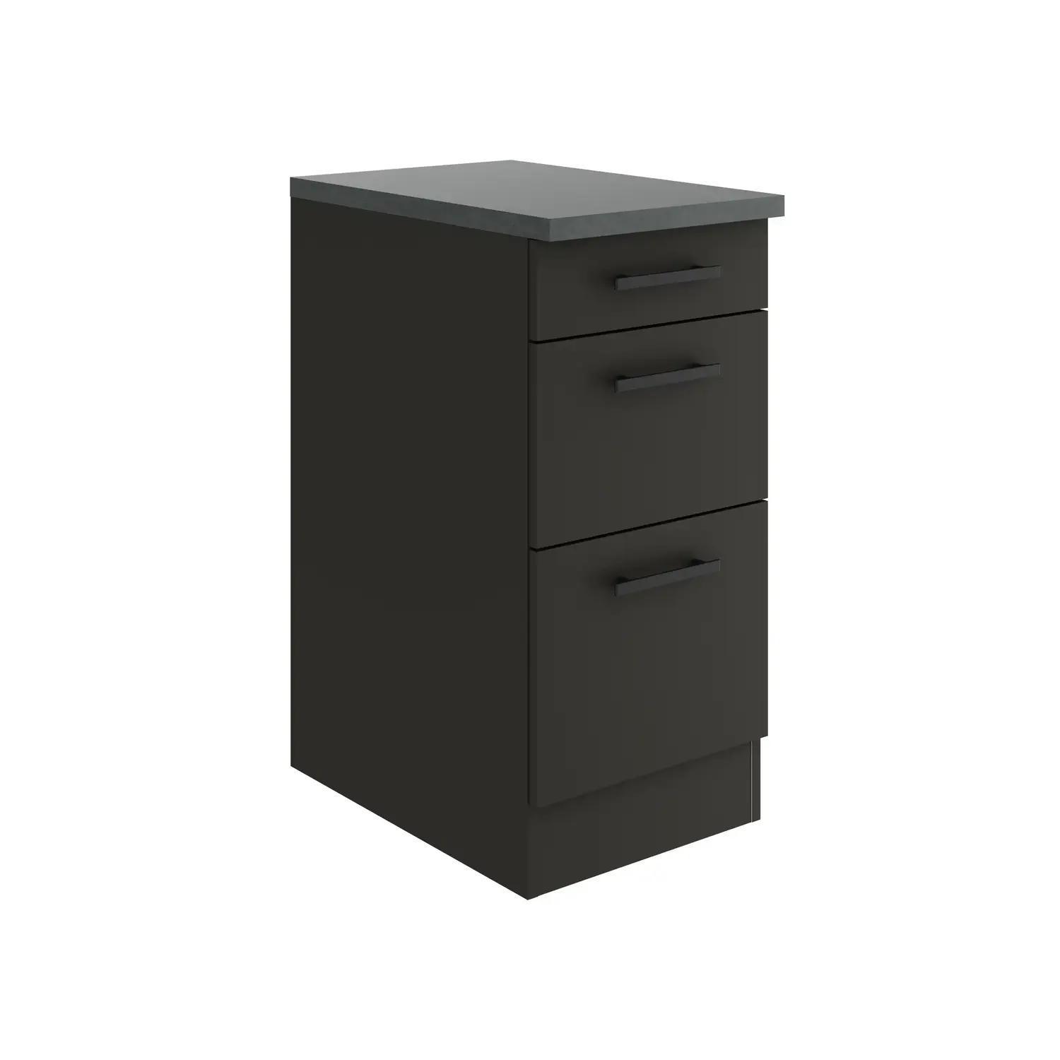 Unterschrank mit Auszügen OPTIFIT Madrid 40 cm Anthrazit