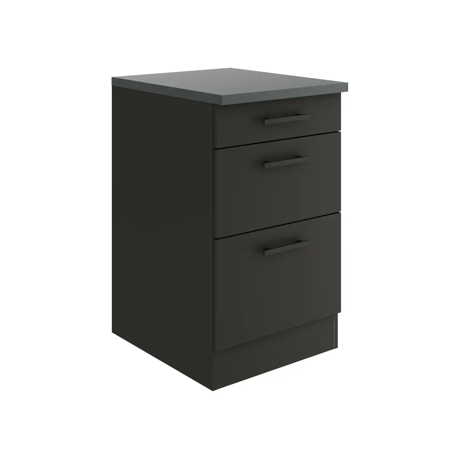 Unterschrank mit Auszügen OPTIFIT Madrid 50 cm Anthrazit