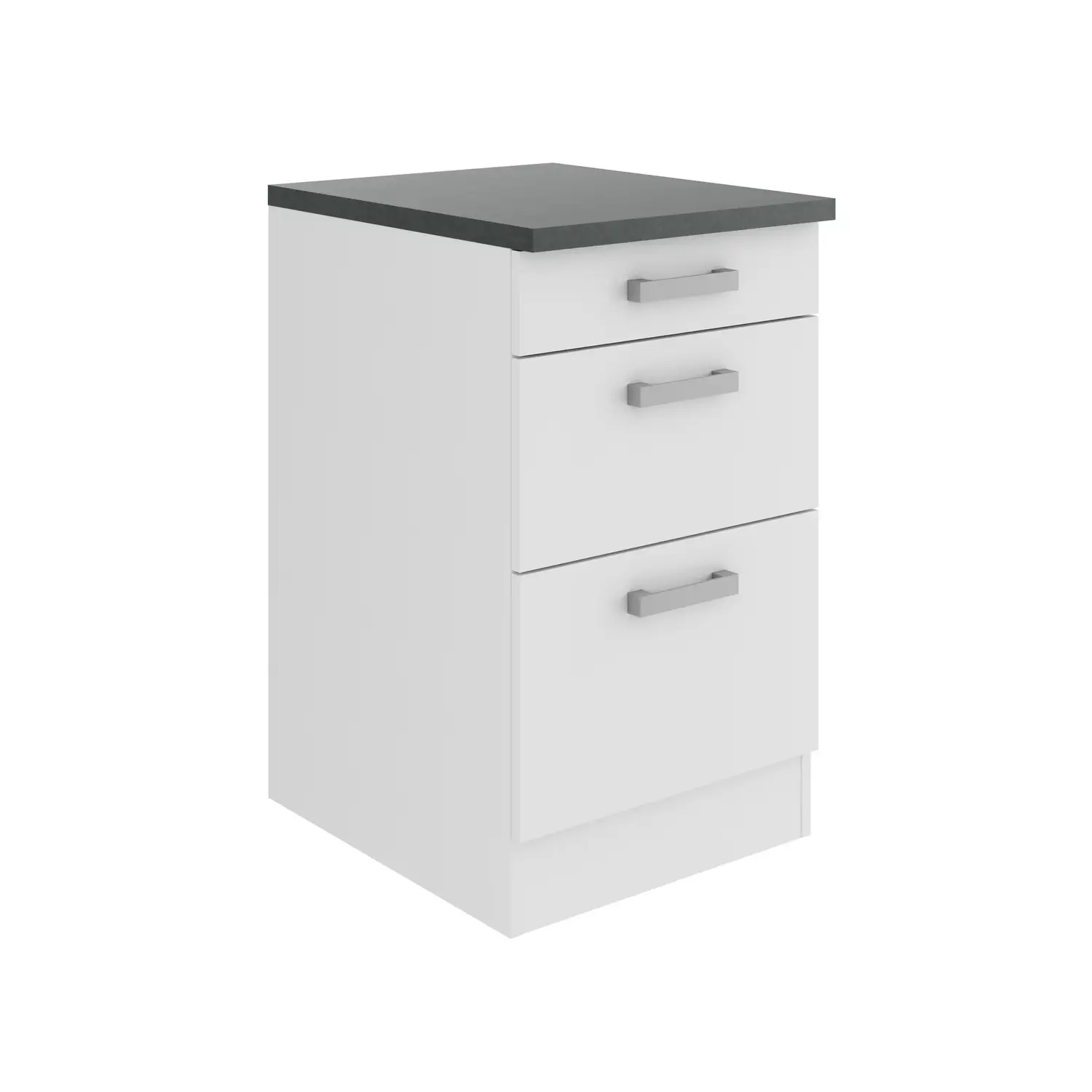 Unterschrank mit Auszügen OPTIFIT Oslo 50 cm Weiß
