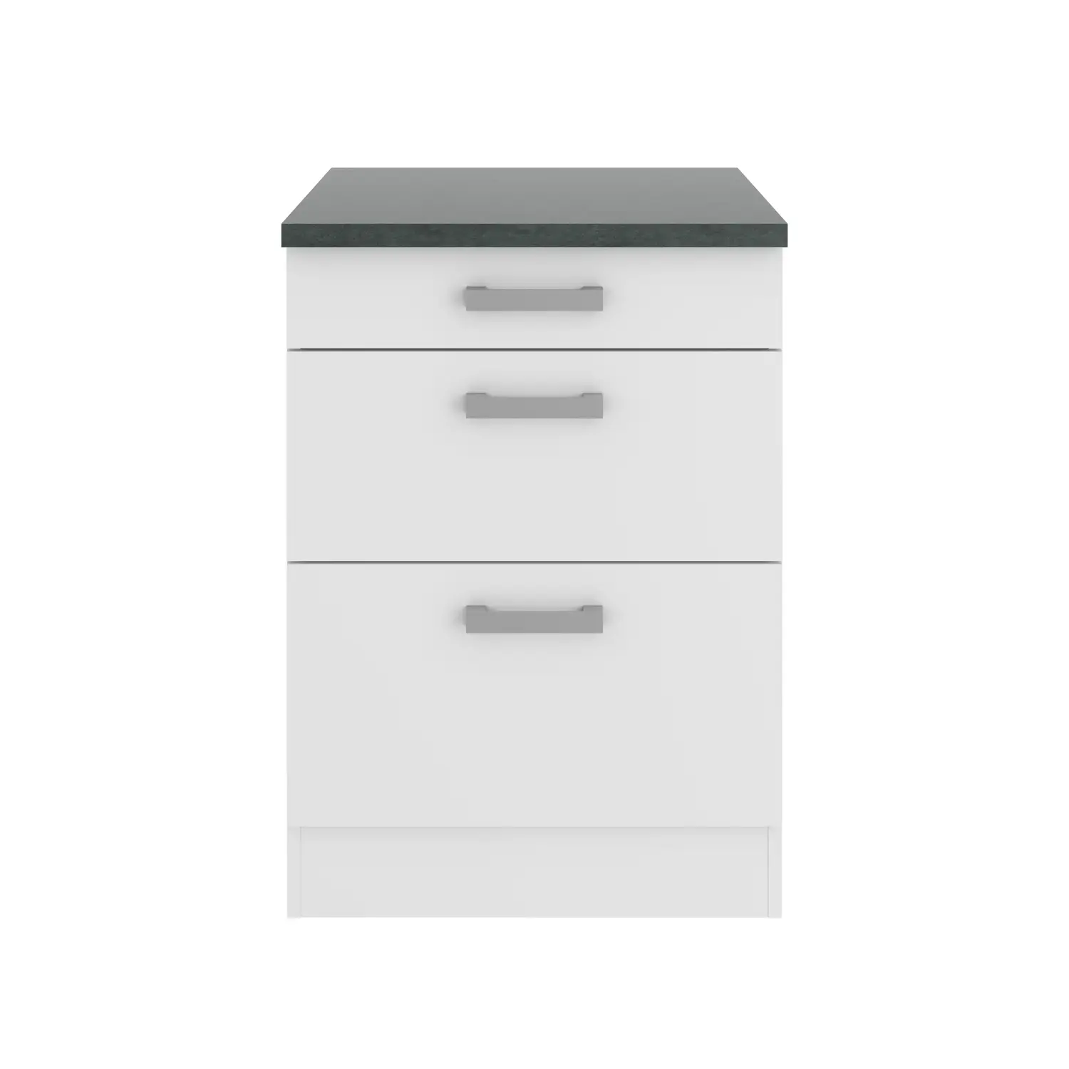 Unterschrank mit Auszügen OPTIFIT Oslo 60 cm Weiß