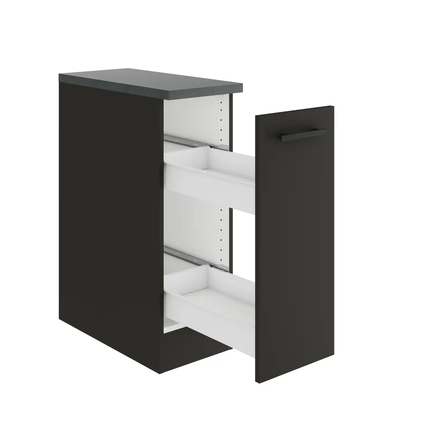 Unterschrank mit Auszug OPTIFIT Madrid 30 cm Anthrazit
