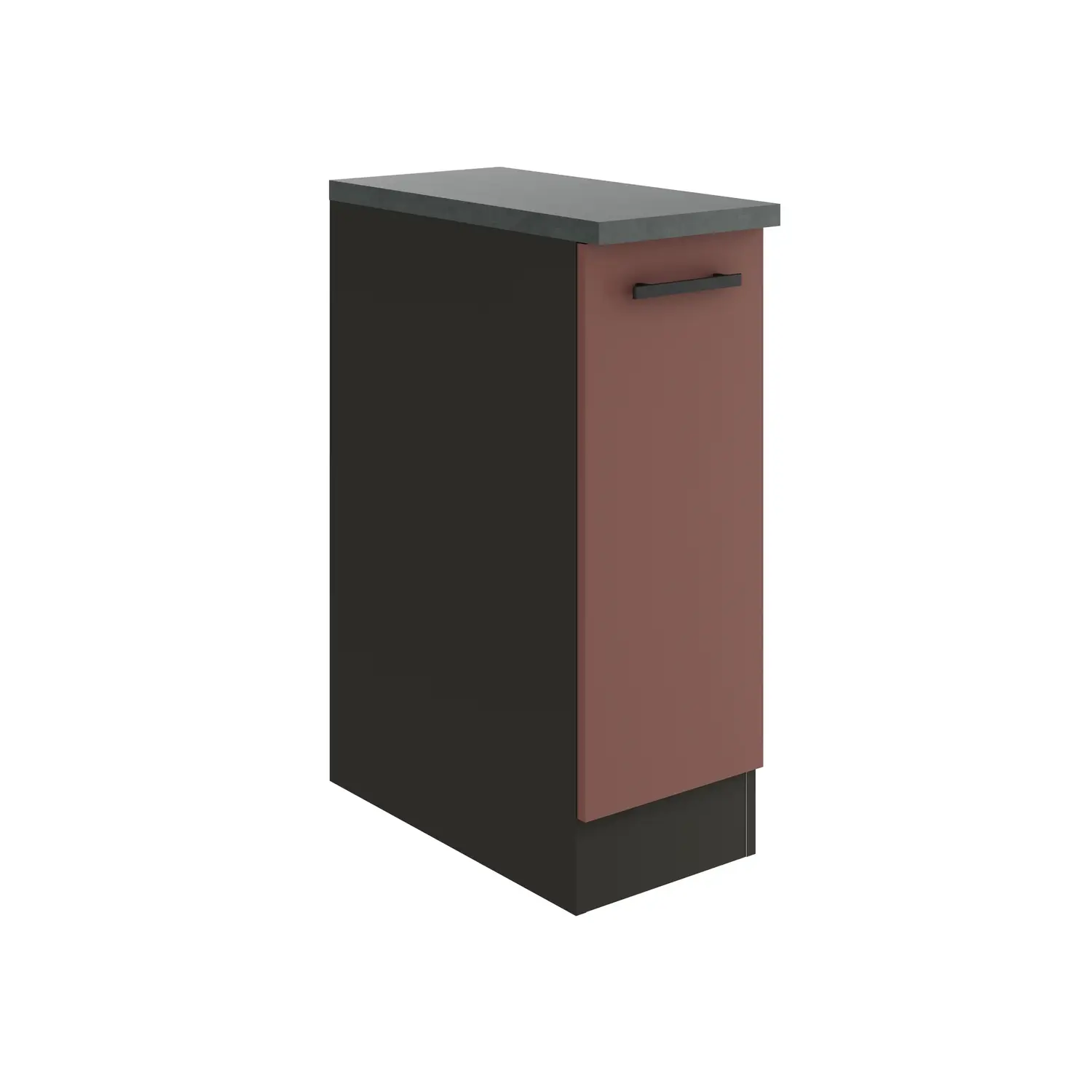 Unterschrank mit Auszug OPTIFIT Nizza 30 cm Rostrot