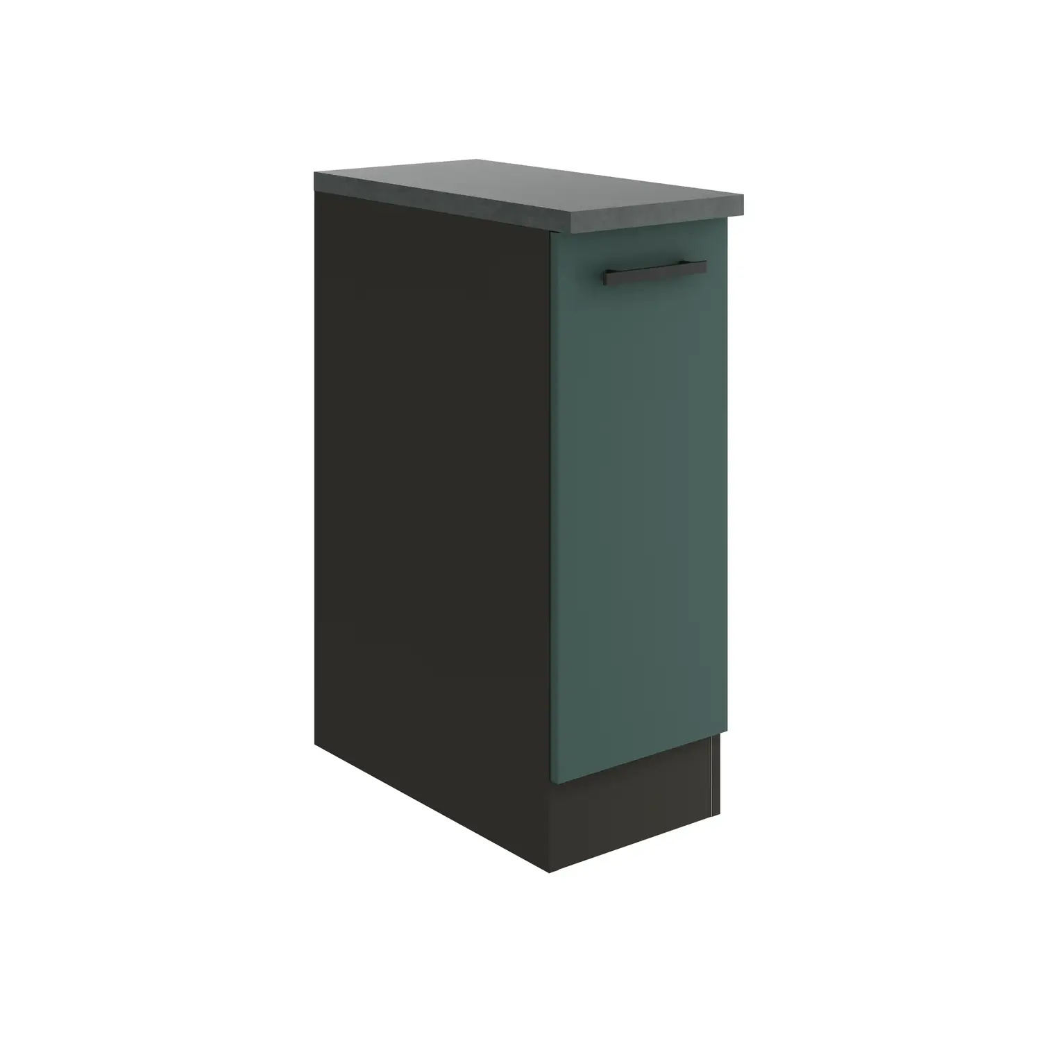 Unterschrank mit Auszug OPTIFIT Verona 30 cm Steingrün