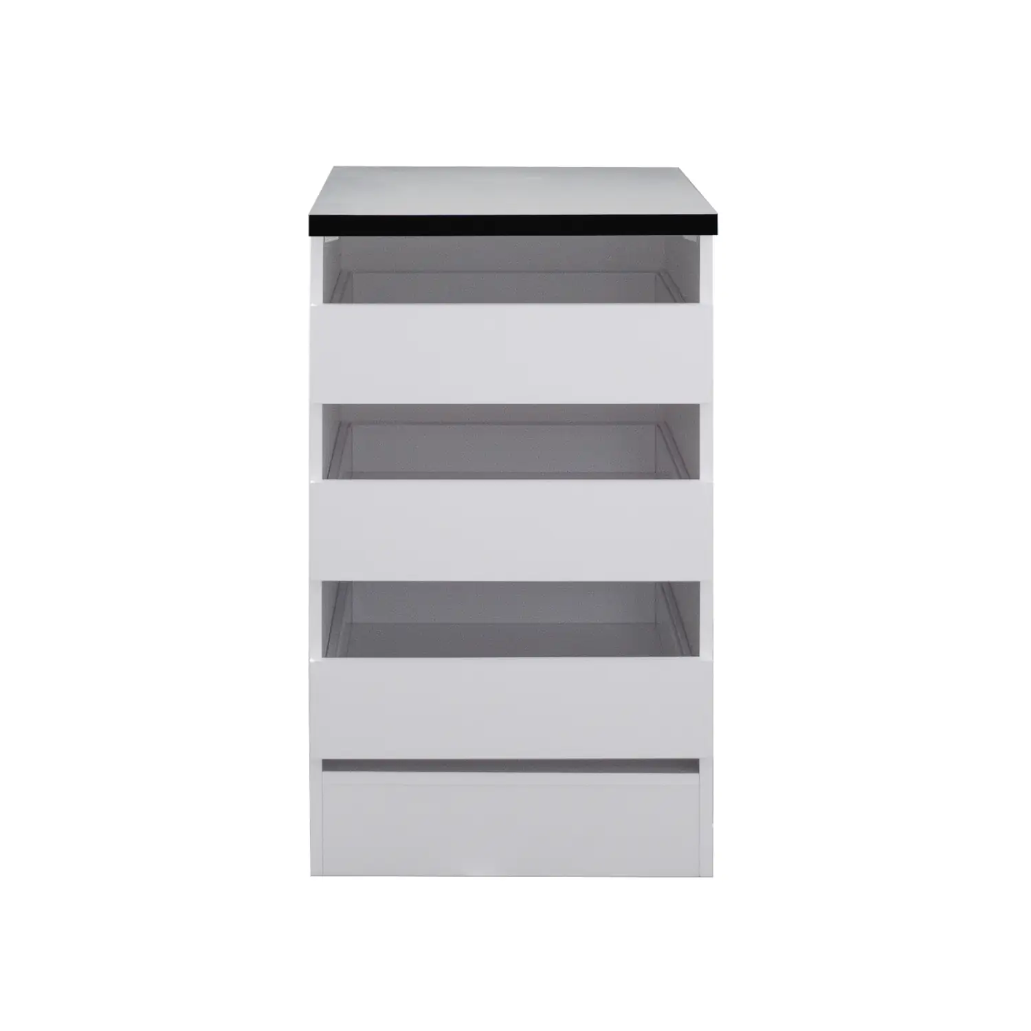 Unterschrank mit offenen Schubkästen OPTIFIT Salo 50 cm Weiß