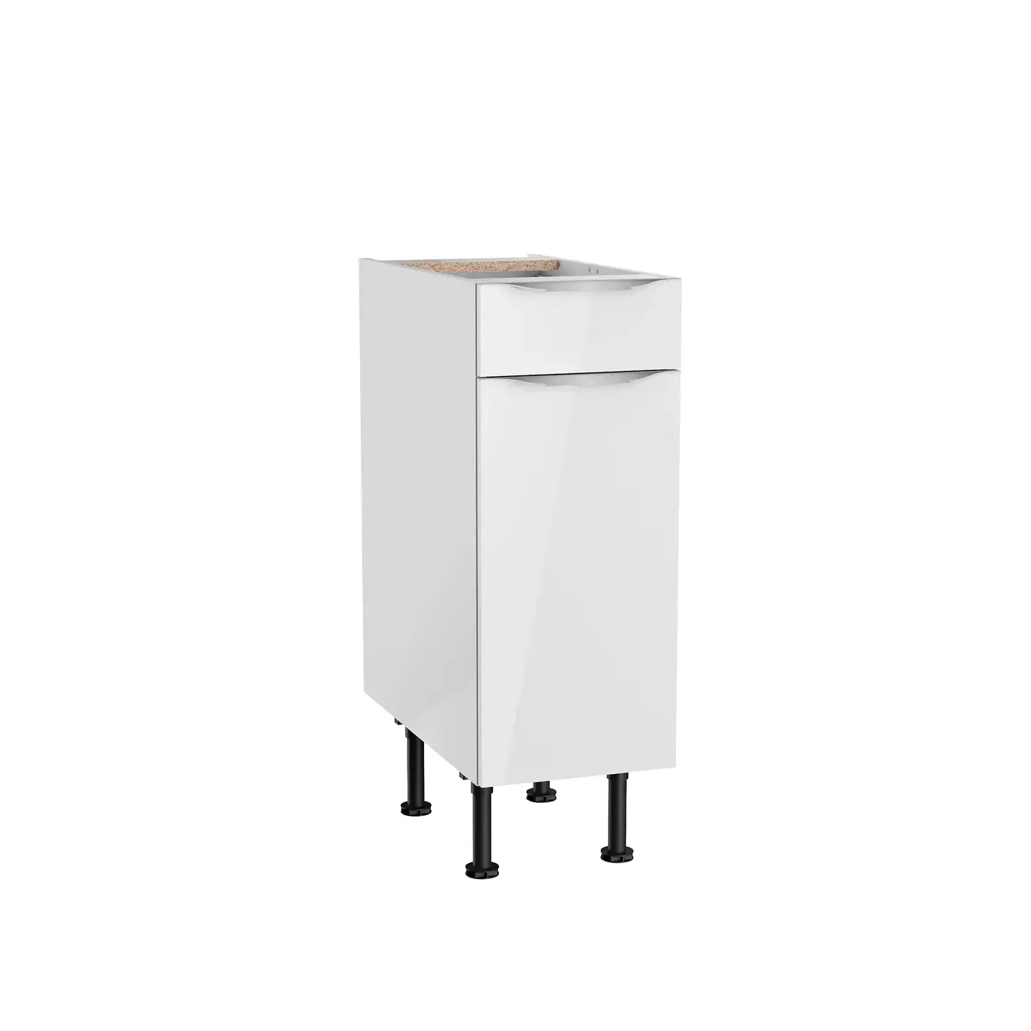 Unterschrank OPTIFIT Arvid 30 cm Weiß Glanz